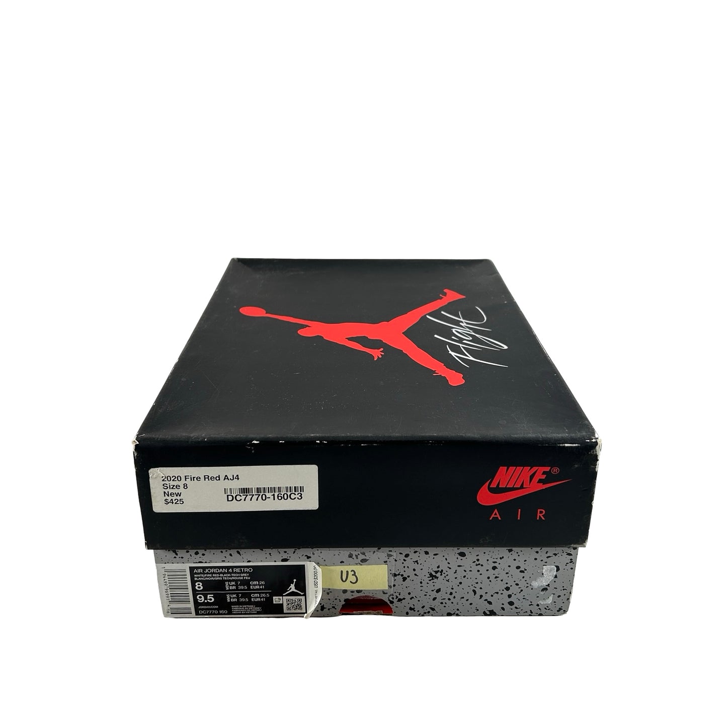 DC7770 160 Jordan 4 Retro Fire Red (2020) [USED] - 8 M (Used3)