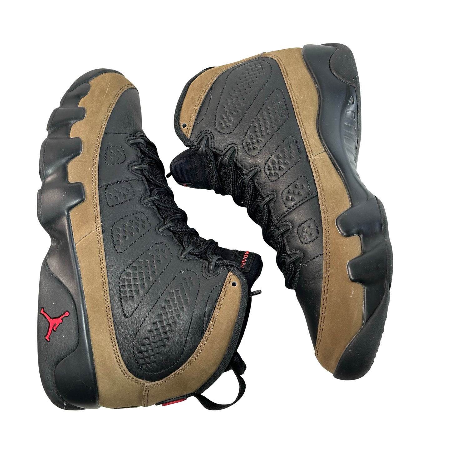 HV4794 030 Air Jordan 9 Retro Olive (2024) [USED] - 9.5 M (Used4)
