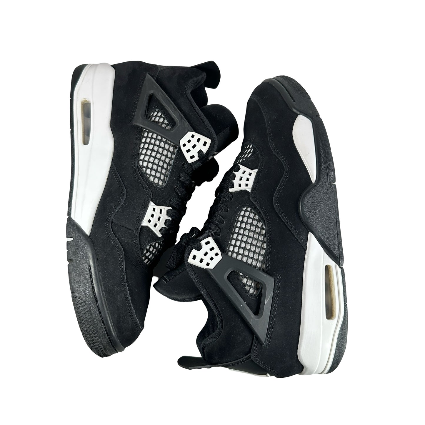 FQ8138 001 Jordan 4 Retro White Thunder [USED] - 9.5 M (Used) (Replace Box)