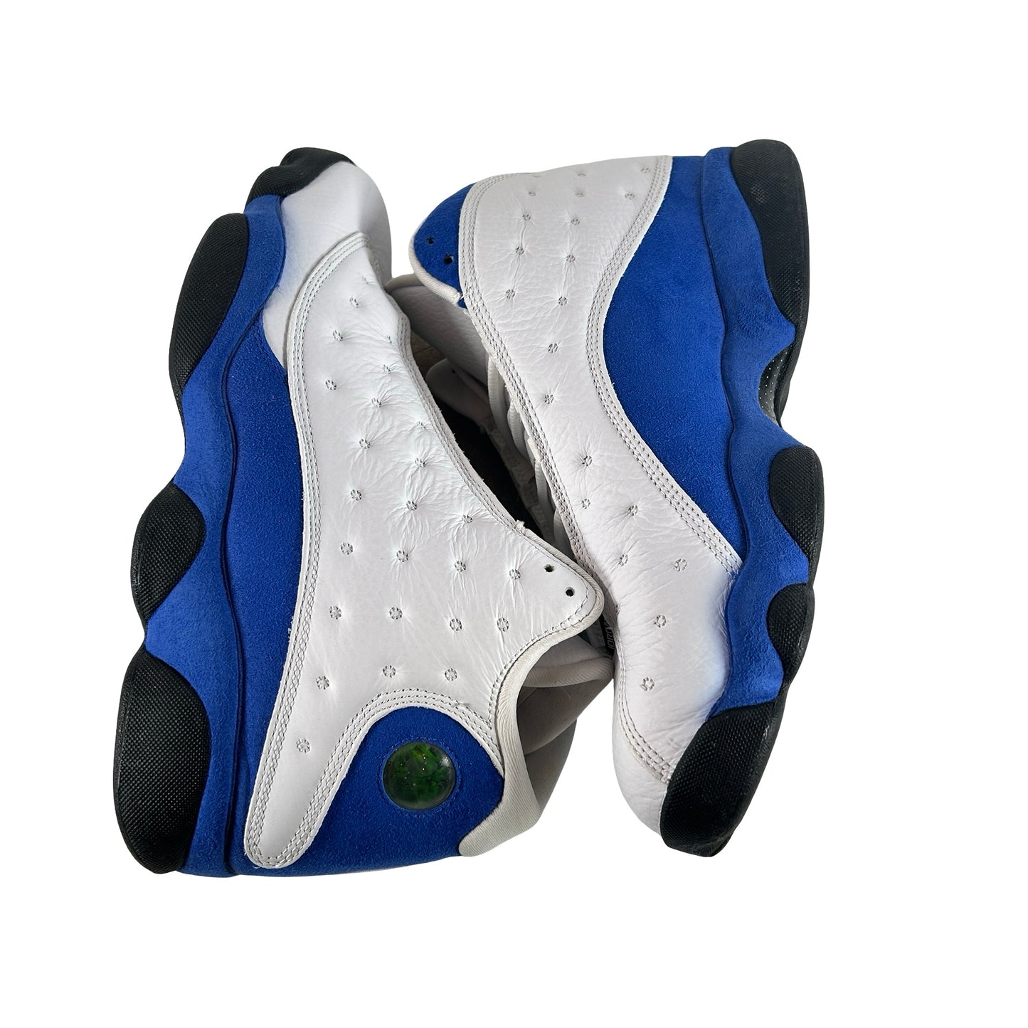 414571 117 Jordan 13 Retro White Hyper Royal Black [USED] - 10.5 M (Used)