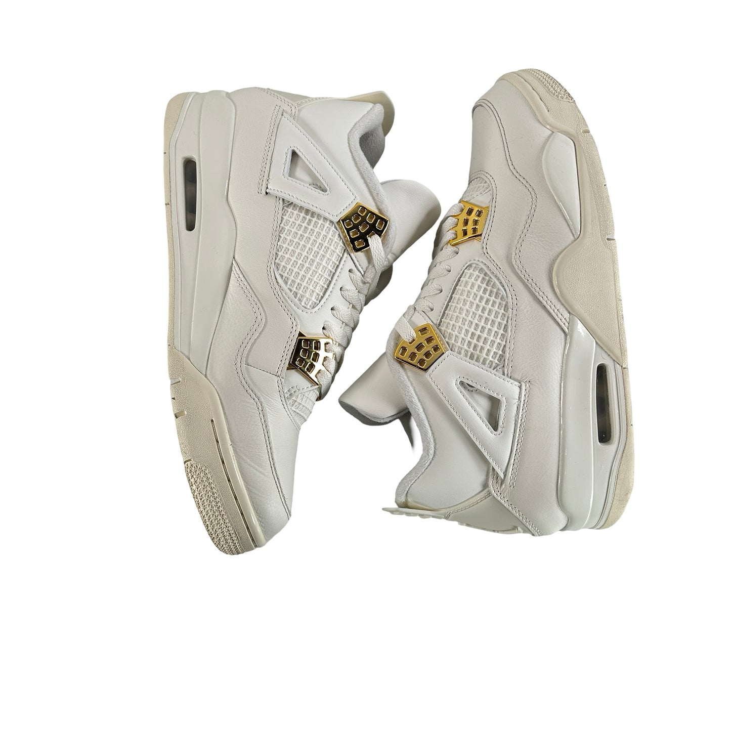 AQ9129 170 Jordan 4 Retro Metallic Gold (W) [USED] - 11 W (Used)