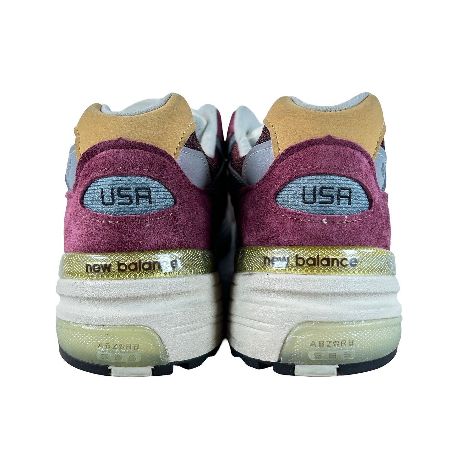M992CA New Balance 992 Burgundy Gold [USED] - 8 M (Used)