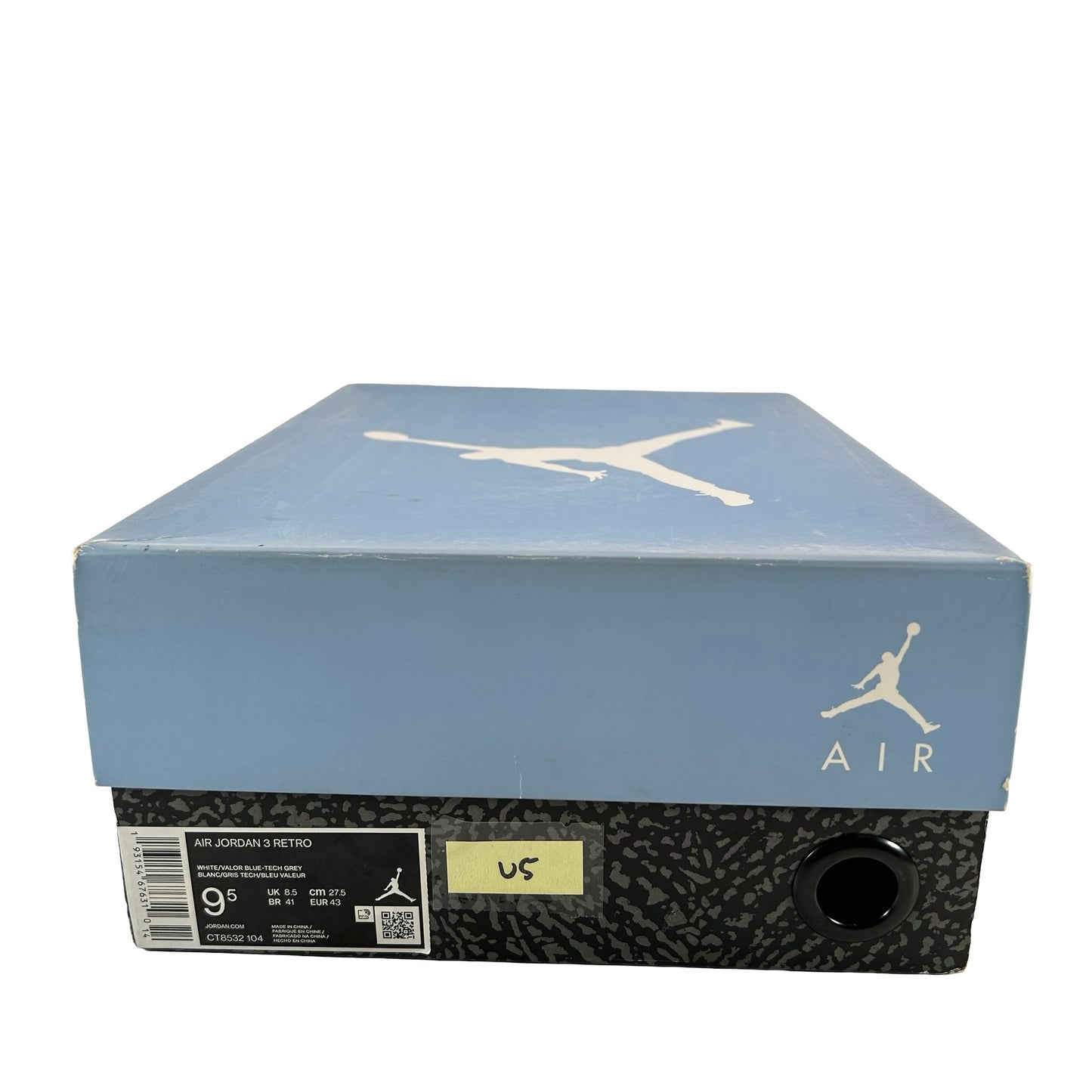 CT8532 104 Jordan 3 Retro UNC (2020) [USED] - 9.5 M (Used5)