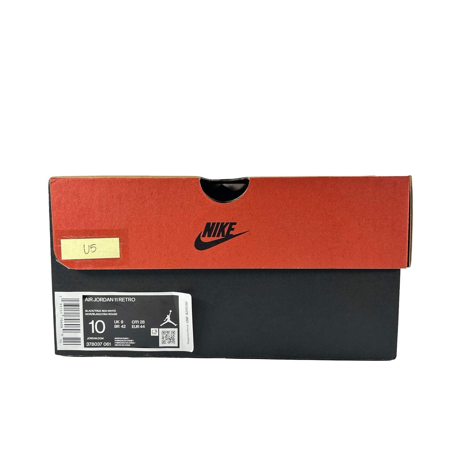 378037 061 Jordan 11 Bred (2019) [USED] - 10 M (Used5)