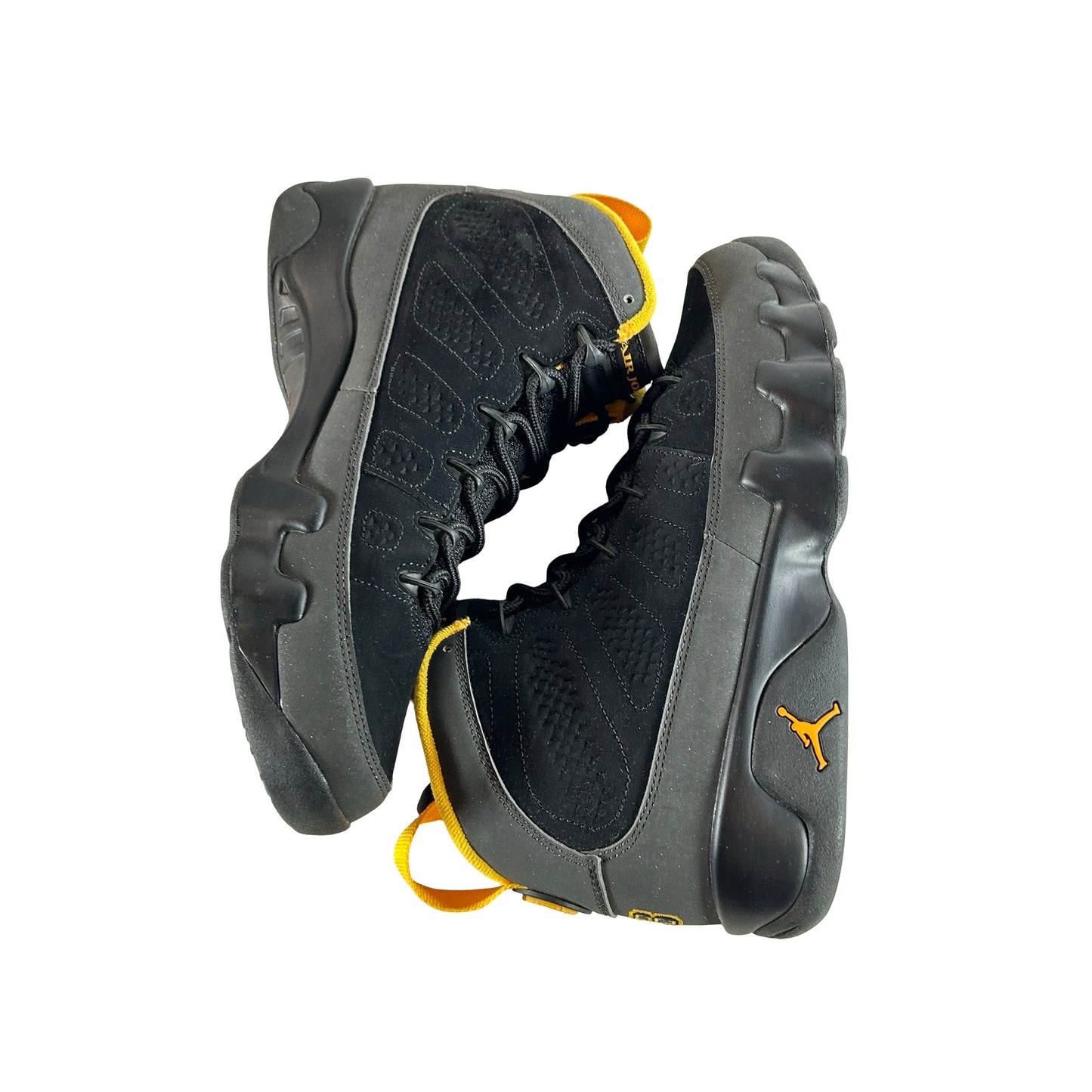 CT8019 070 Jordan 9 Retro Dark Charcoal University Gold [USED] - 8 M (Used3)
