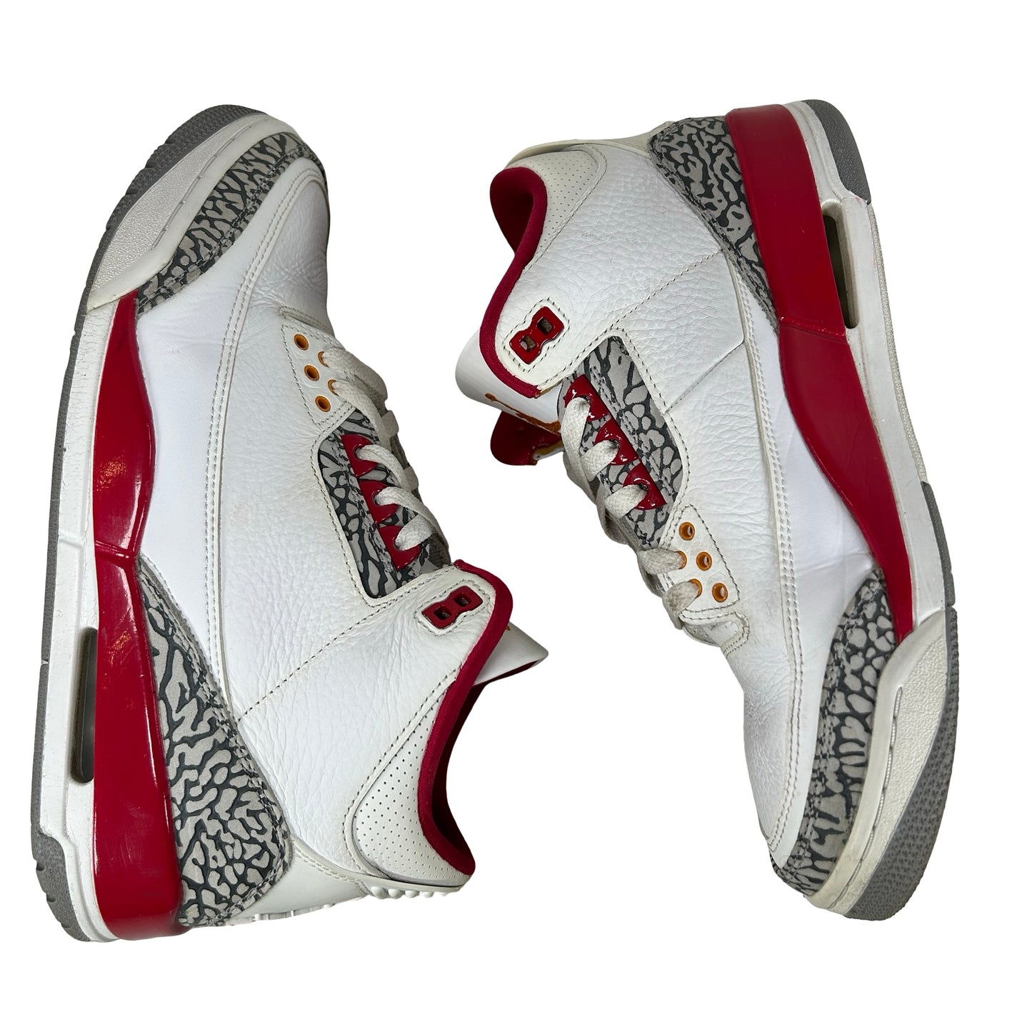CT8532 126 Jordan 3 Retro Cardinal Red [USED] - 9.5 M (Used) (No Box)