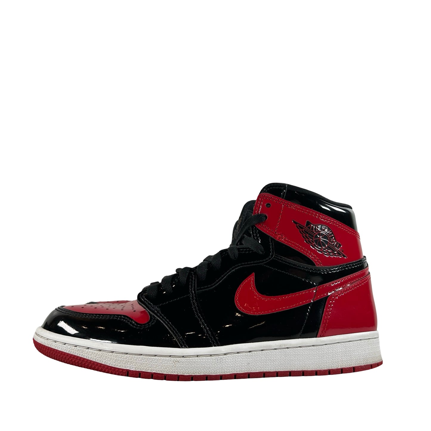 555088 063 Jordan 1 Retro High OG Patent Bred [USED] - 9 M (Used6)
