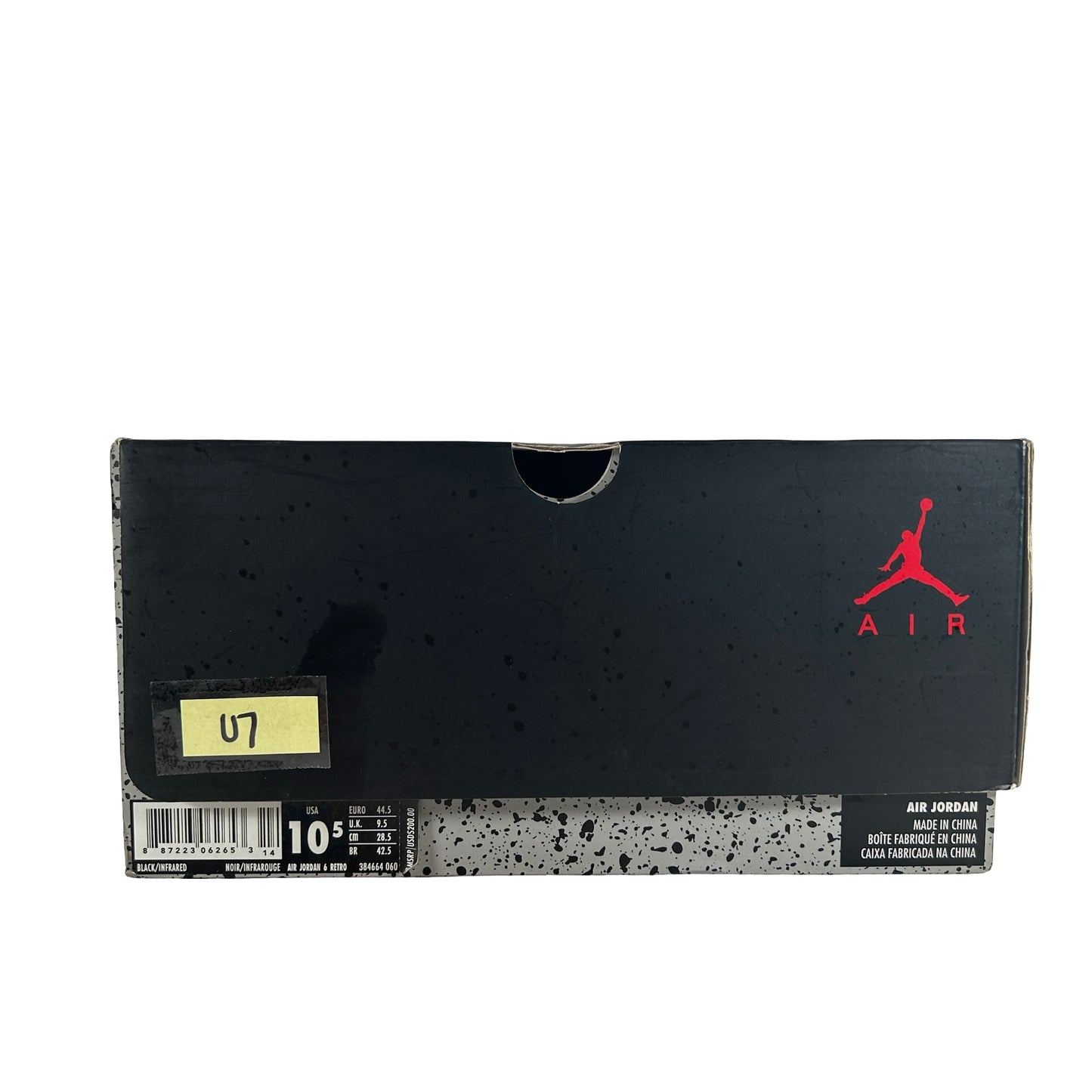 384664 060 Jordan 6 Retro Black Infrared (2019) [USED] - 10.5 M (Used7)