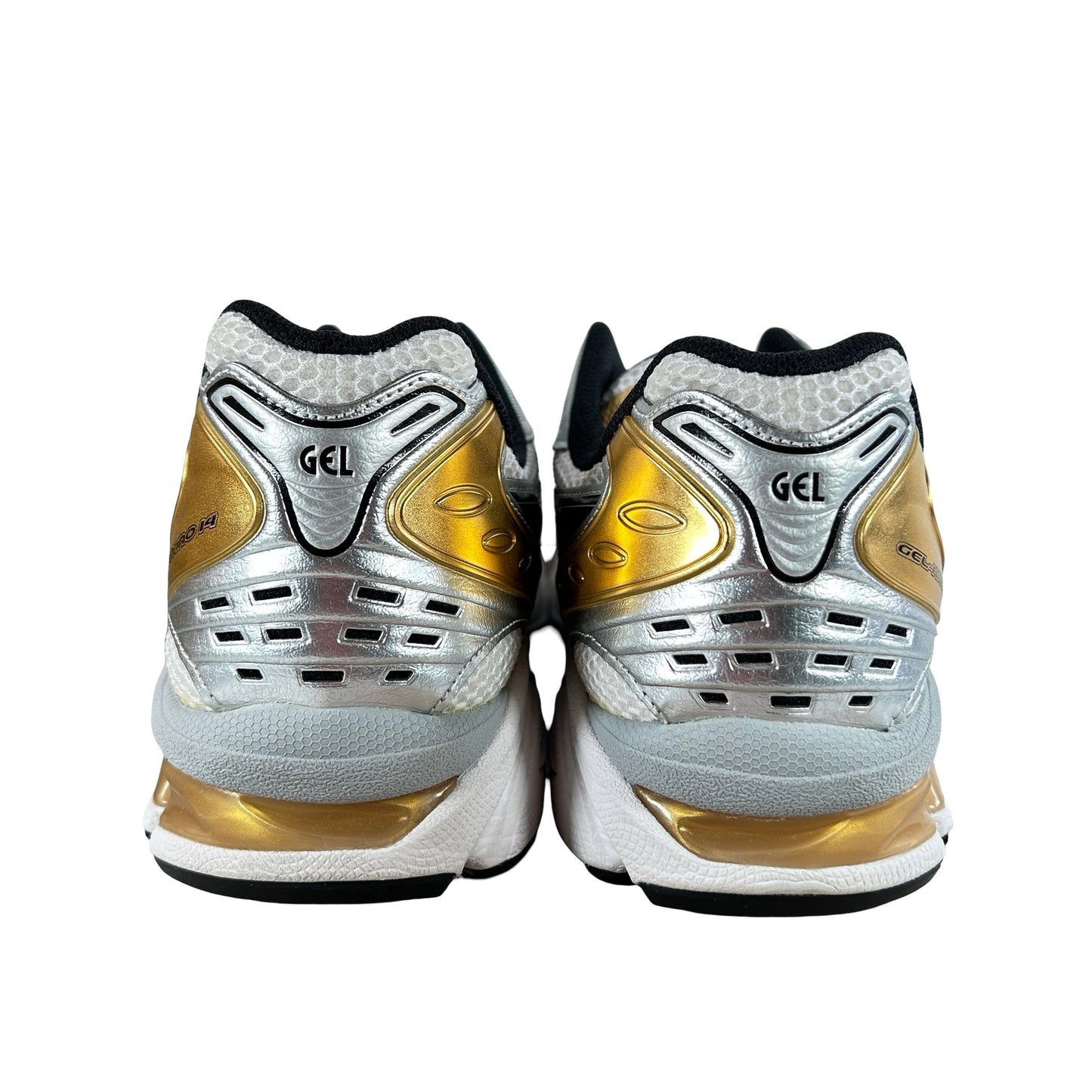 1201A019 102 ASICS Gel-Kayano 14 White Pure Gold [USED] - 13 M (Used2)