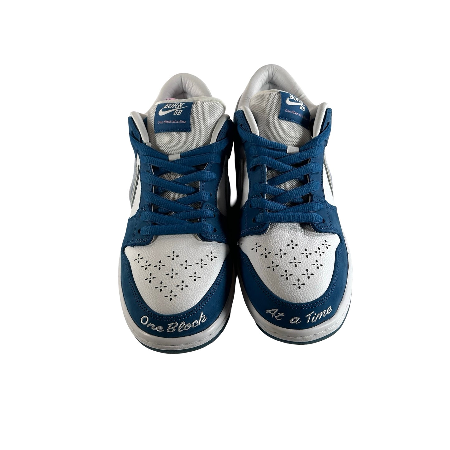 FN7819 400 Nike SB Dunk Low Born X Raised One Block At A Time - 10 M (Yellowing)