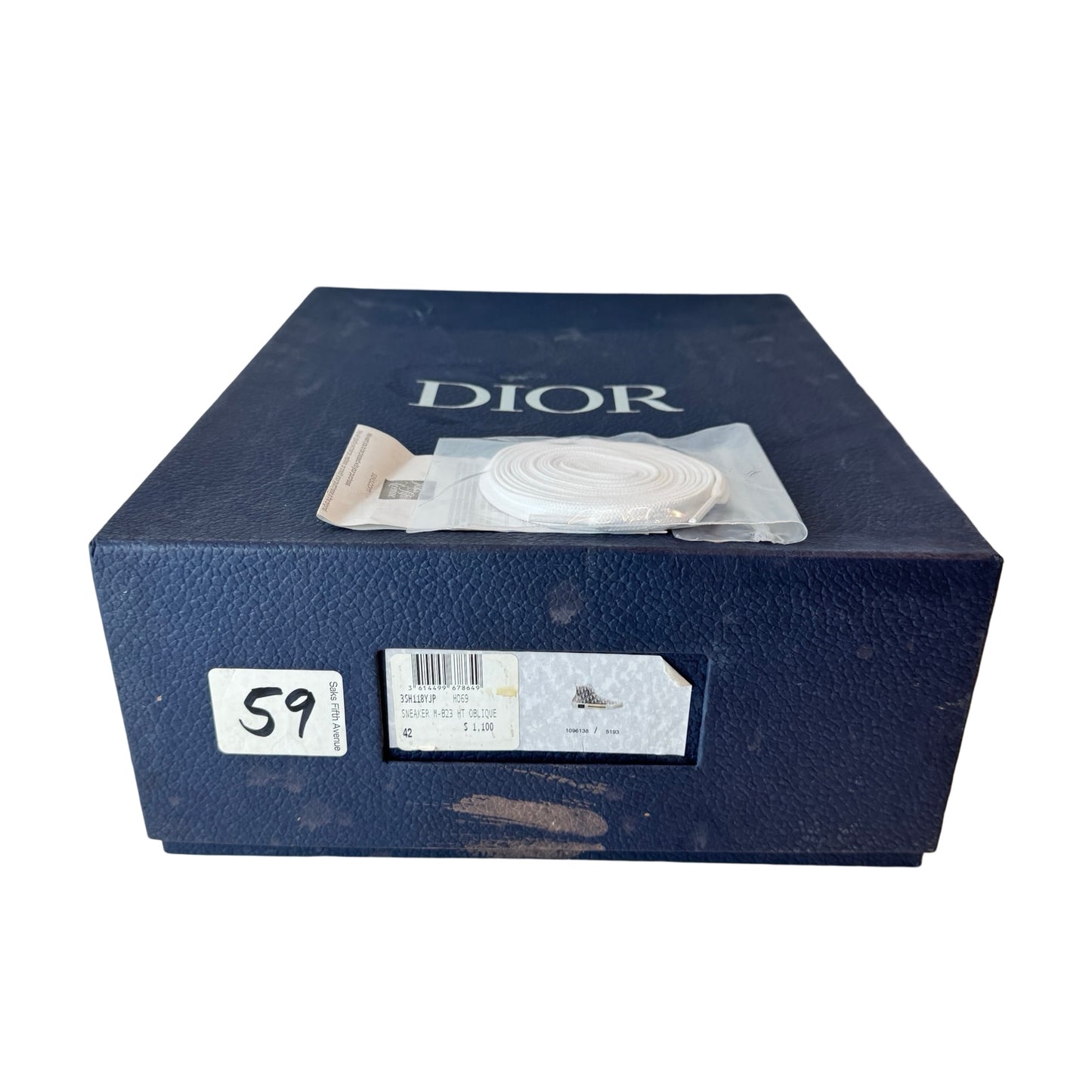 3SH118YJP H069 Dior B23 High Top Logo Oblique [USED] - 42 (Used)