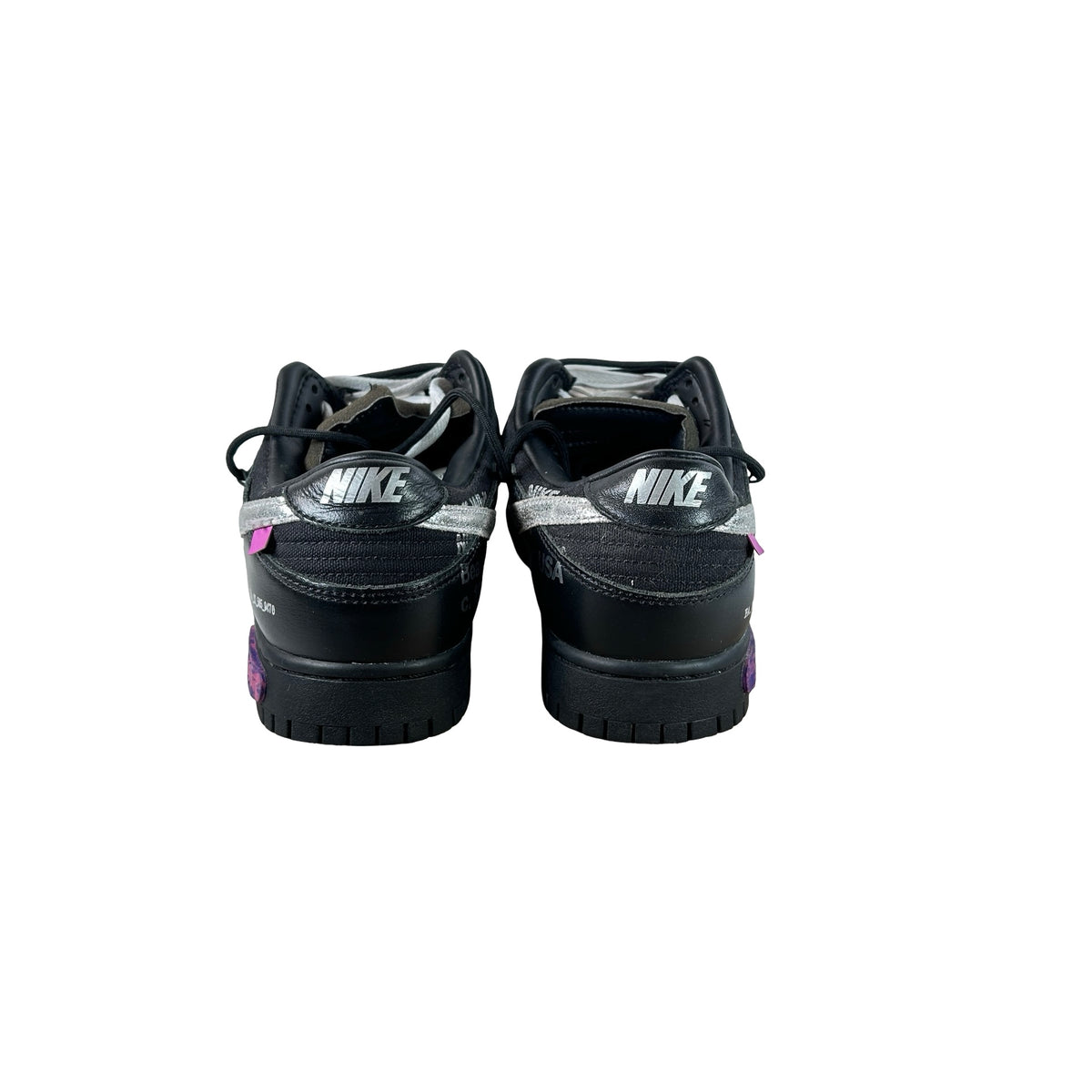 DM1602 001 Nike Dunk Low Off-White Lot 50 [USED] - 10.5 M (Used) (No Box)