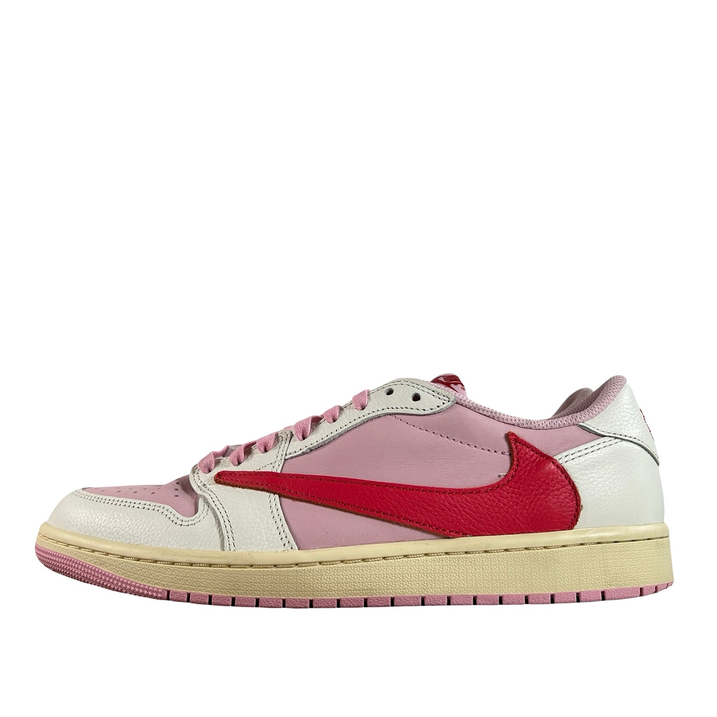 IQ7604 101 Jordan 1 Retro Low OG SP Travis Scott Sail Tropical Pink [USED] - 11 M (Used)