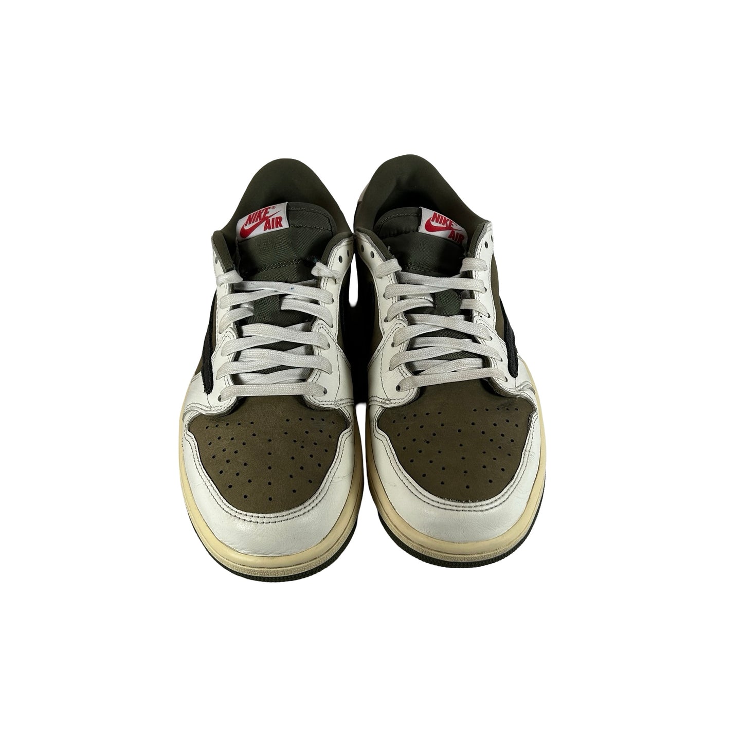 DM7866 200 Jordan 1 Retro Low OG SP Travis Scott Medium Olive [USED] - 10.5 M (Used) (Replace Box)