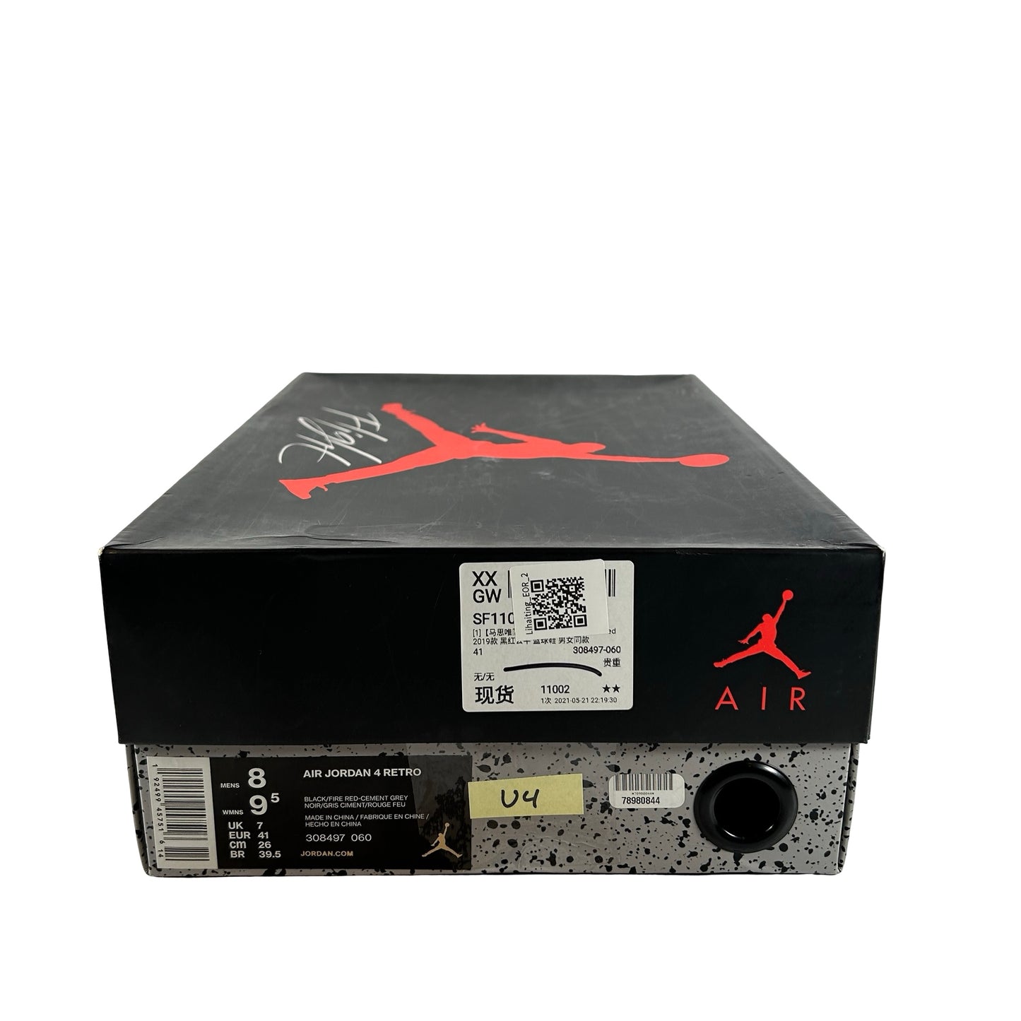 308497 060 Jordan 4 Bred (2019) [USED] - 8 M (Used4)