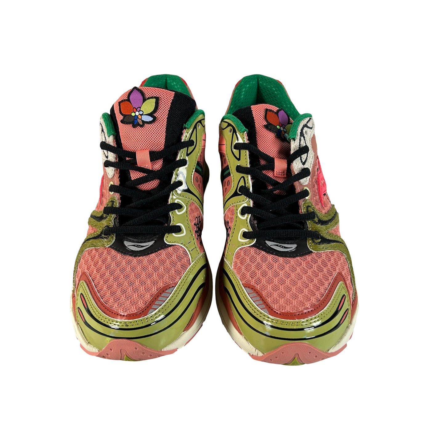 S70966 2 Saucony ProGrid Triumph 4 Jae Tips Flowers Grow Uptown Virginia Creeper [USED] - 9.5 M (Used)