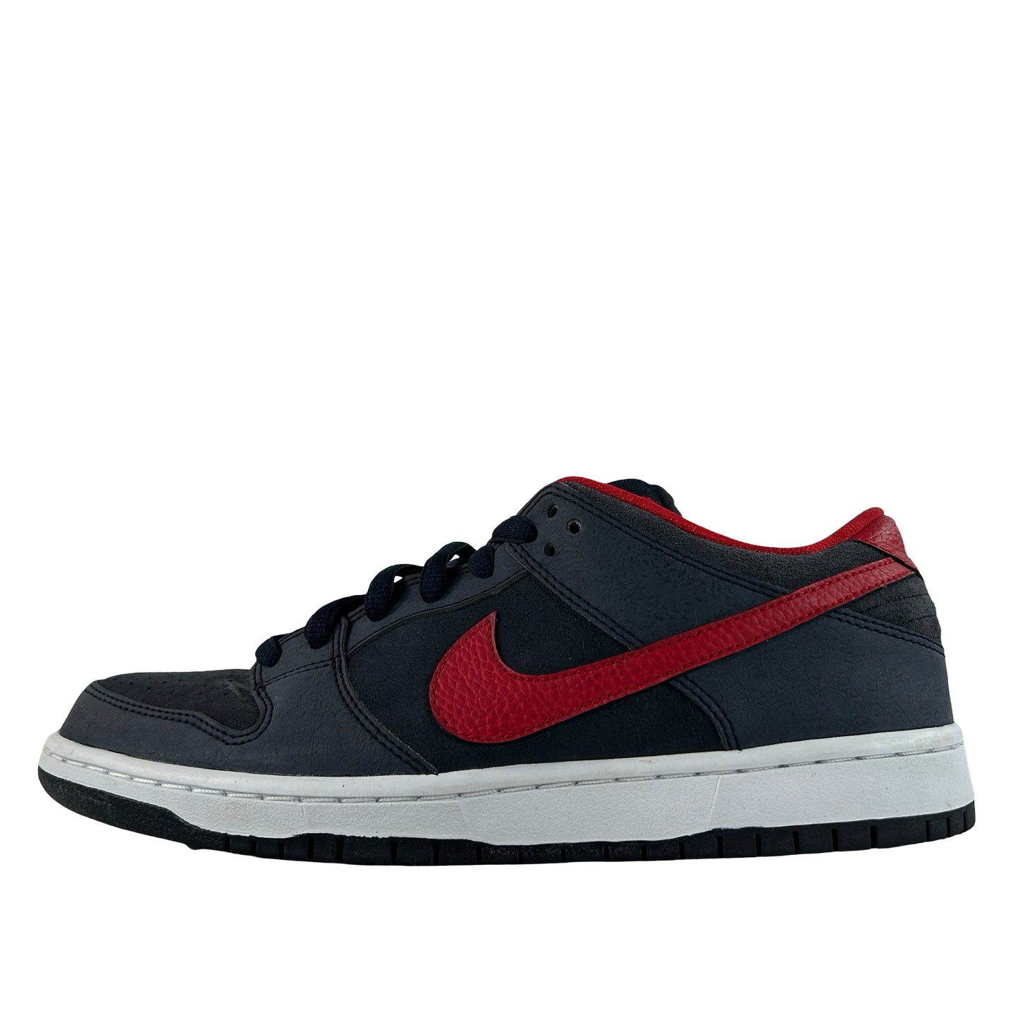 304292 461 Nike SB Dunk Low Dark Obsidian Gym Red [USED] - 10M (Used) (No Box)