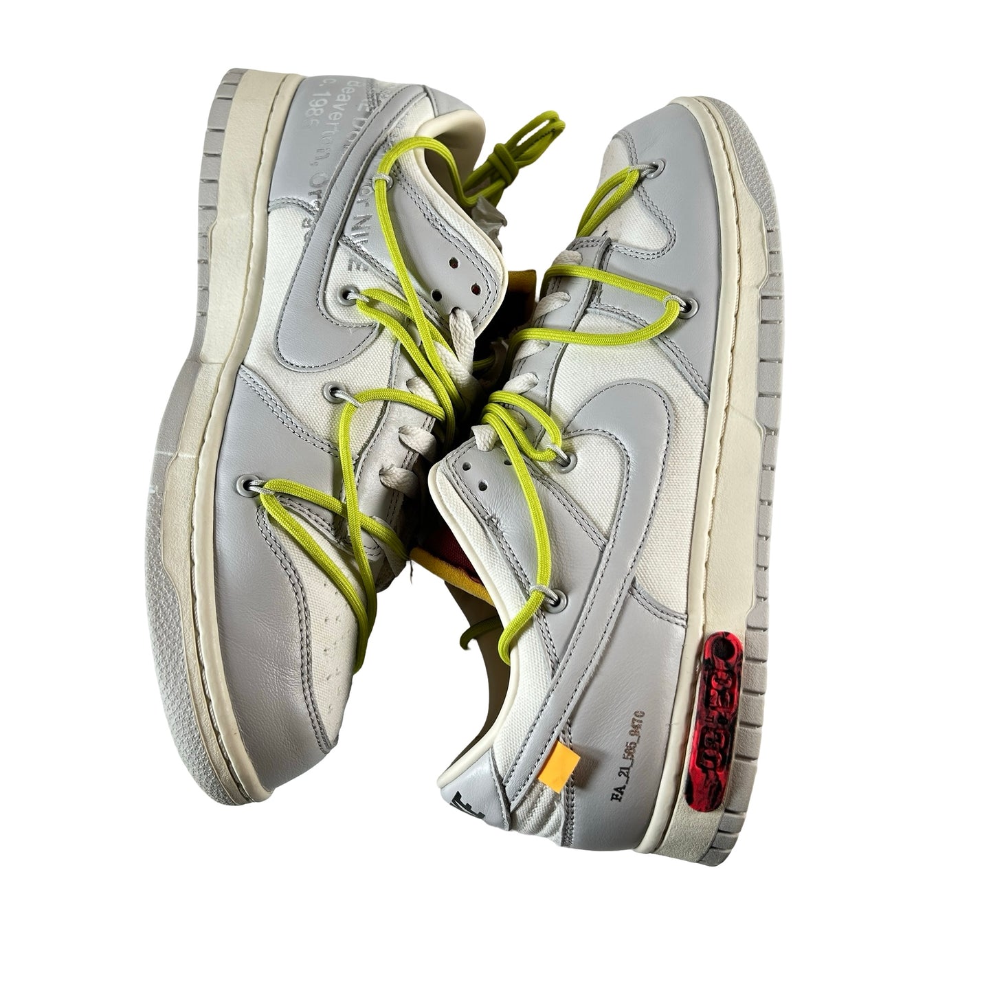 DM1602 106 Nike Dunk Low Blanco roto Lote 8