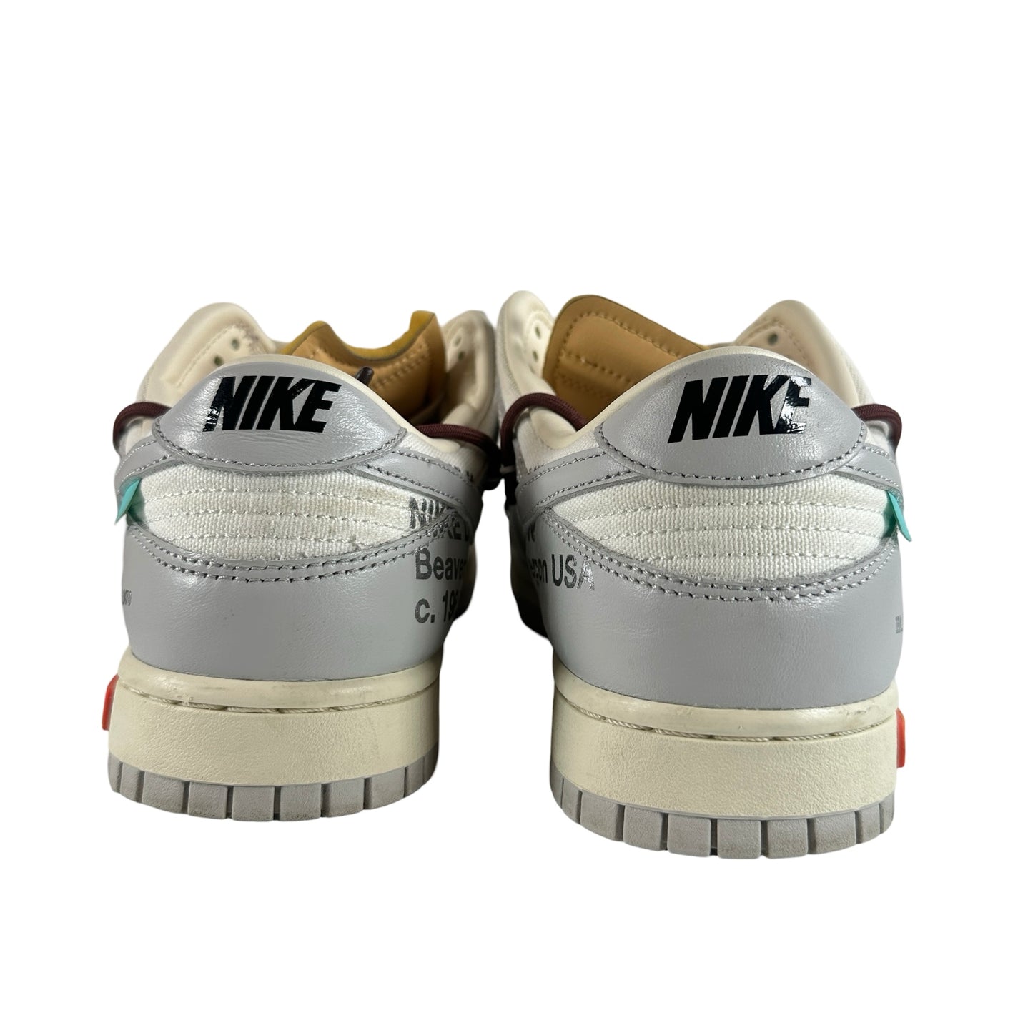 DM1602 102 Nike Dunk Low Off-White Lot 46 [USED] - 10 M (Used2)