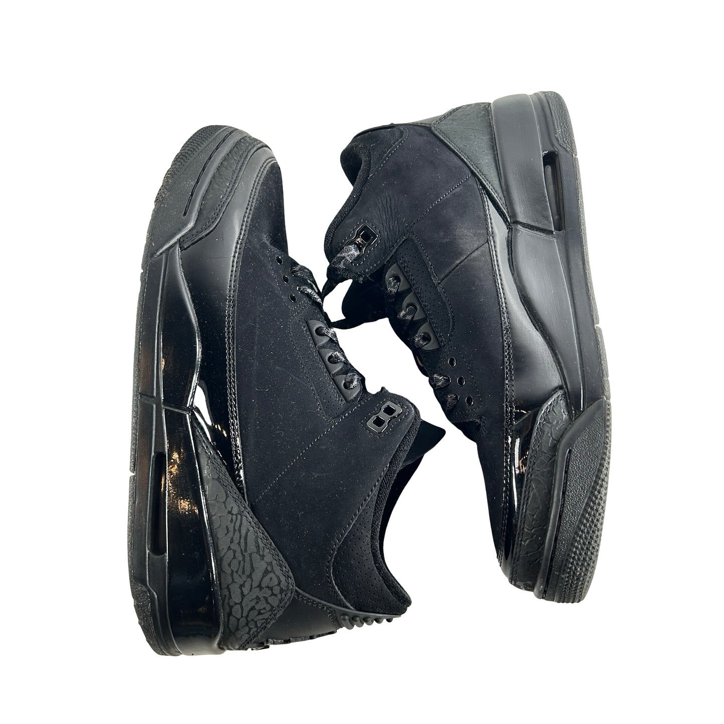 CT8532 001 Jordan 3 Retro Black Cat (2025) [USED] - 9 M (Used) (No Box)