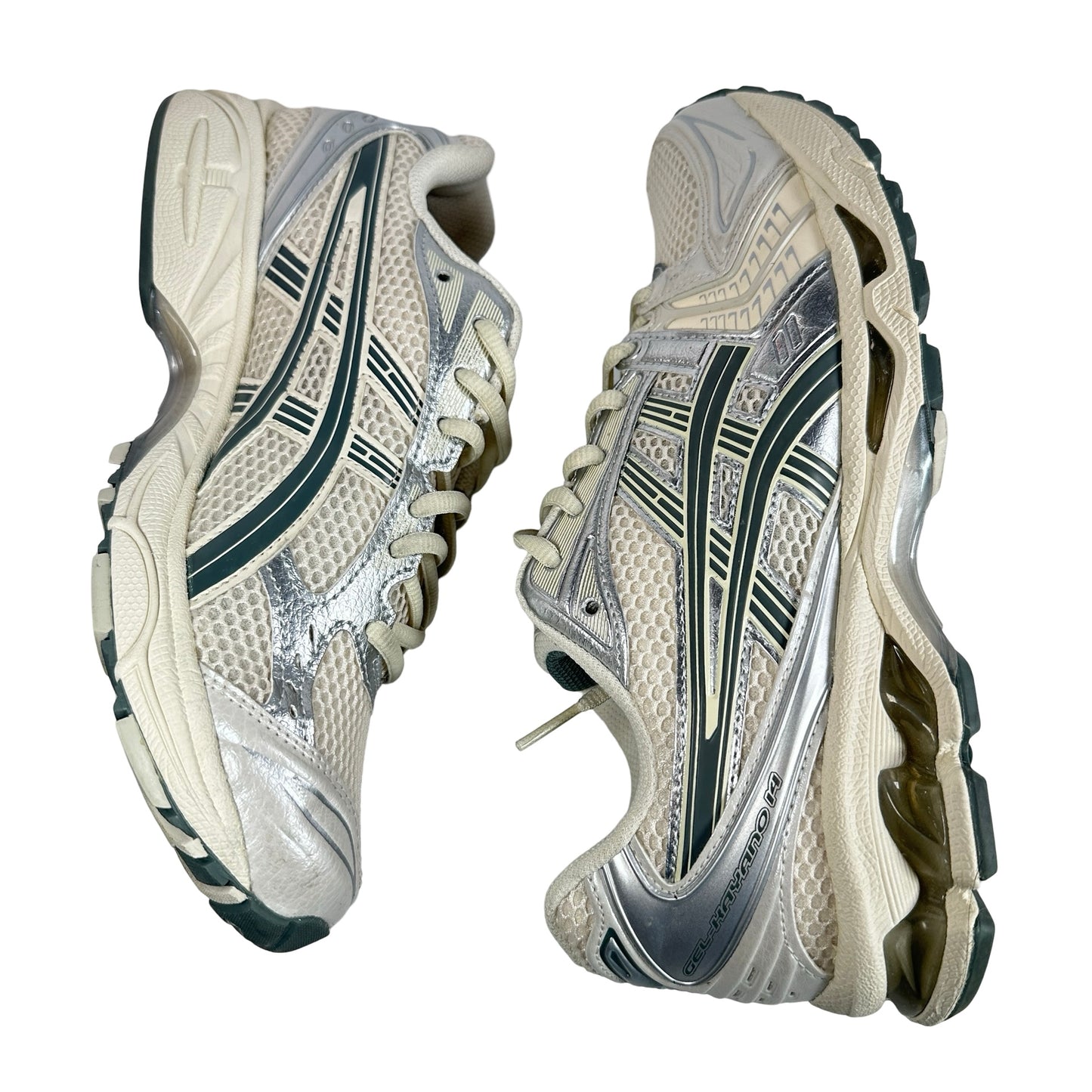 1201A019 200 ASICS Gel-Kayano 14 Birch Dark Pewter [USED] - 8 M (Used)