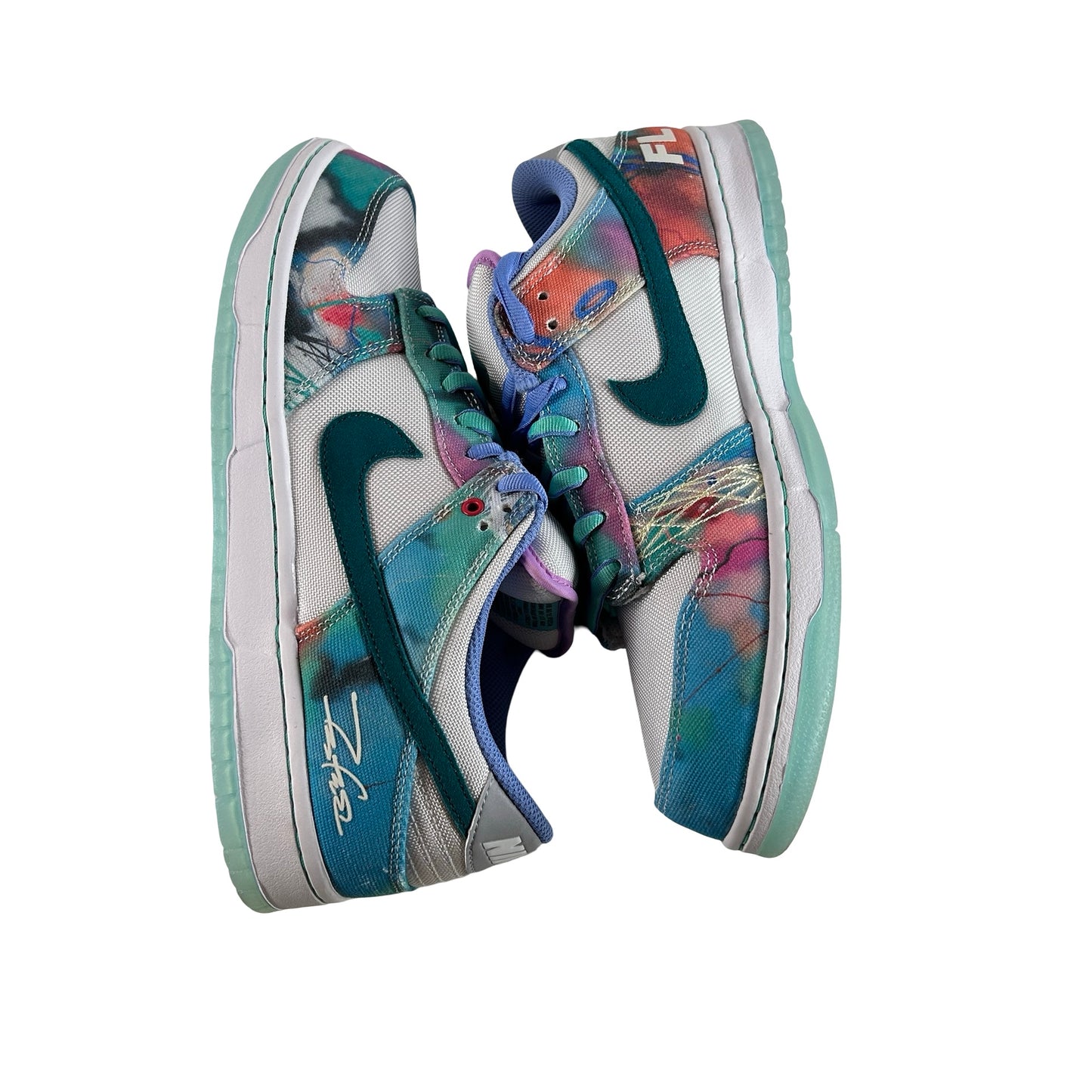 HF6061 400 Nike SB Dunk Low Futura Laboratories Bleached Aqua [USED] - 11 M (Used)