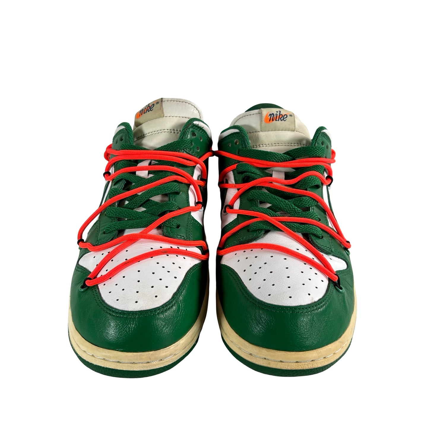 CT0856 100 Nike Dunk Low Off-White Green [USED] - 11 M (Used) (No Box)