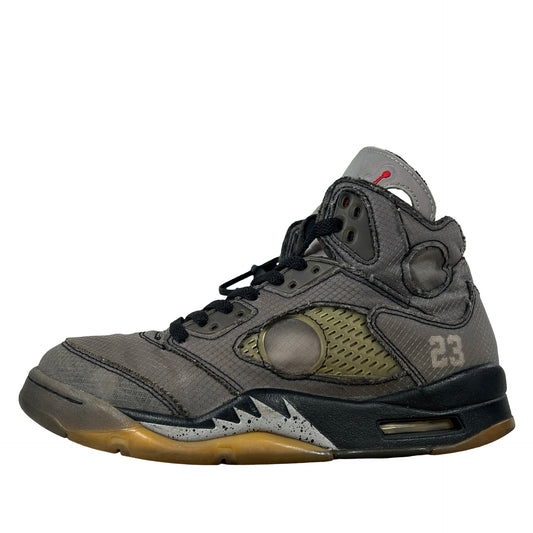 CT8480 001 Jordan 5 Off-White Black [USED] - 8 M (Used11)