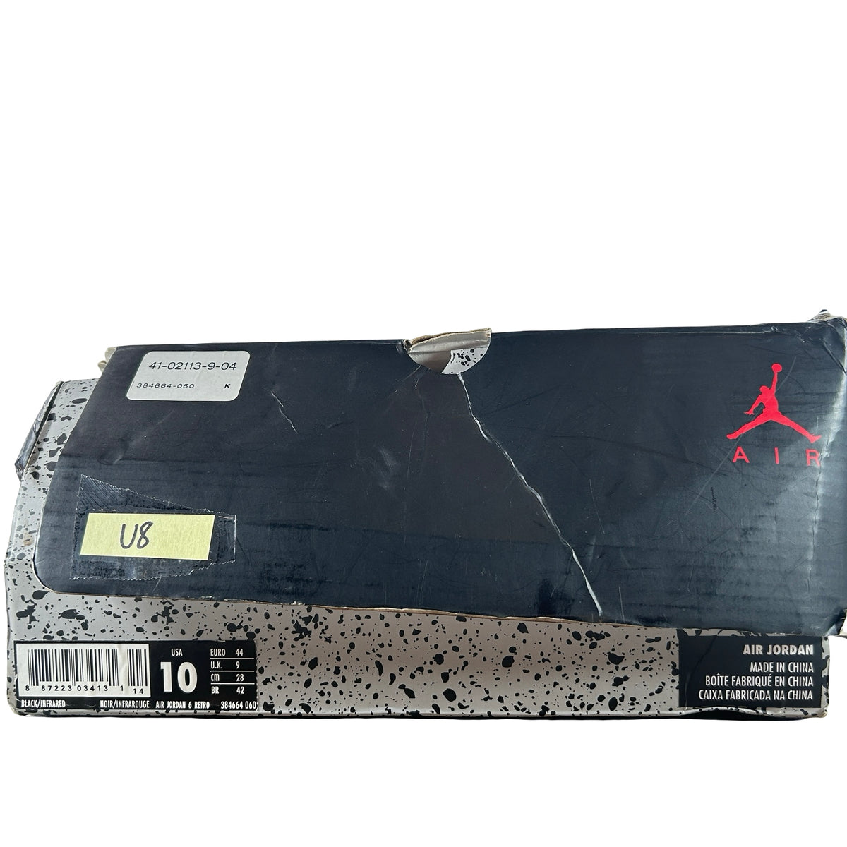384664 060 Jordan 6 Retro Black Infrared (2019) [USED] - 10 M (Used8)