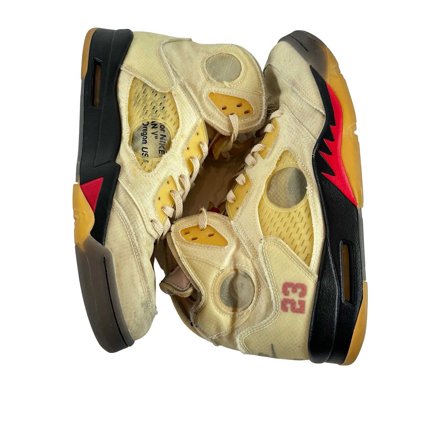 DH8565 100 Jordan 5 Off-White Sail [USED] - 13 M (Used6)