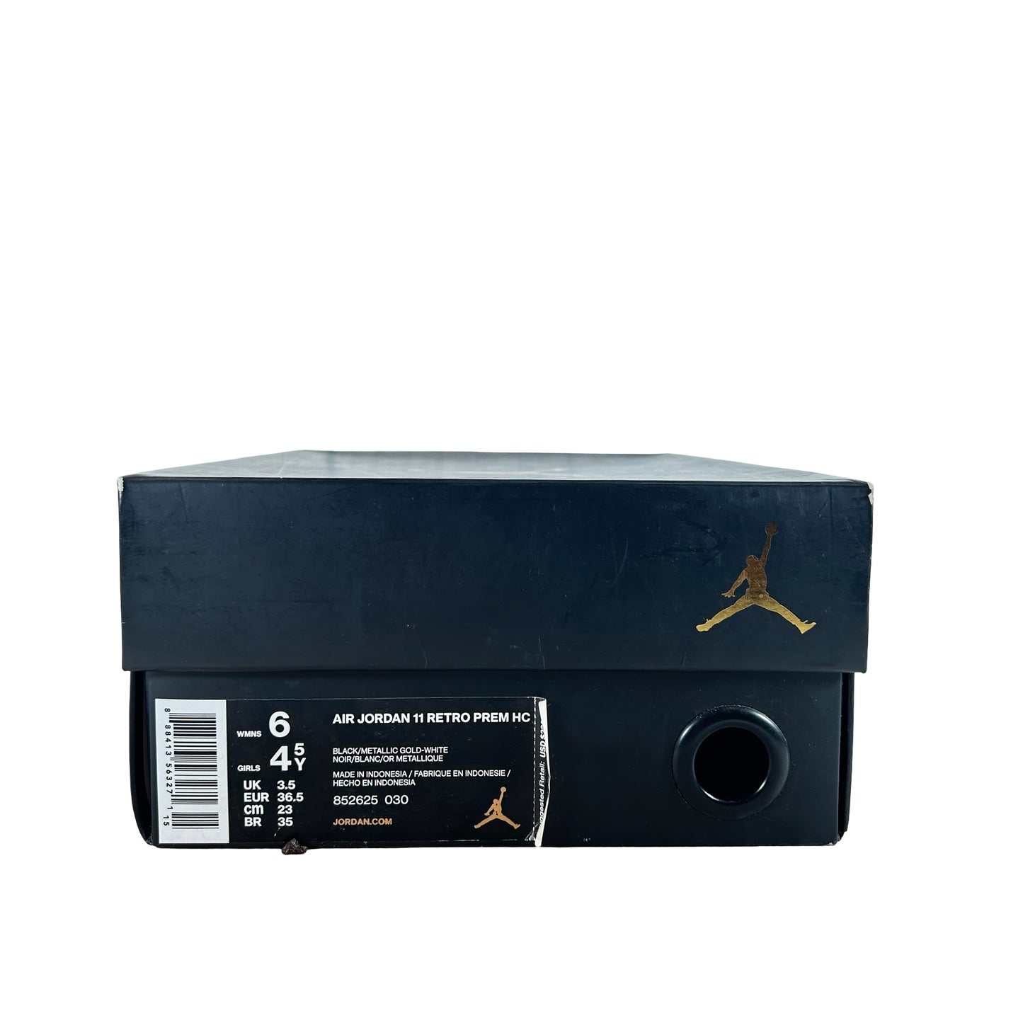 852625 030 Jordan 11 Retro Heiress Black Stingray (GS) [USED] - 6 W / 4.5 Y (Used)