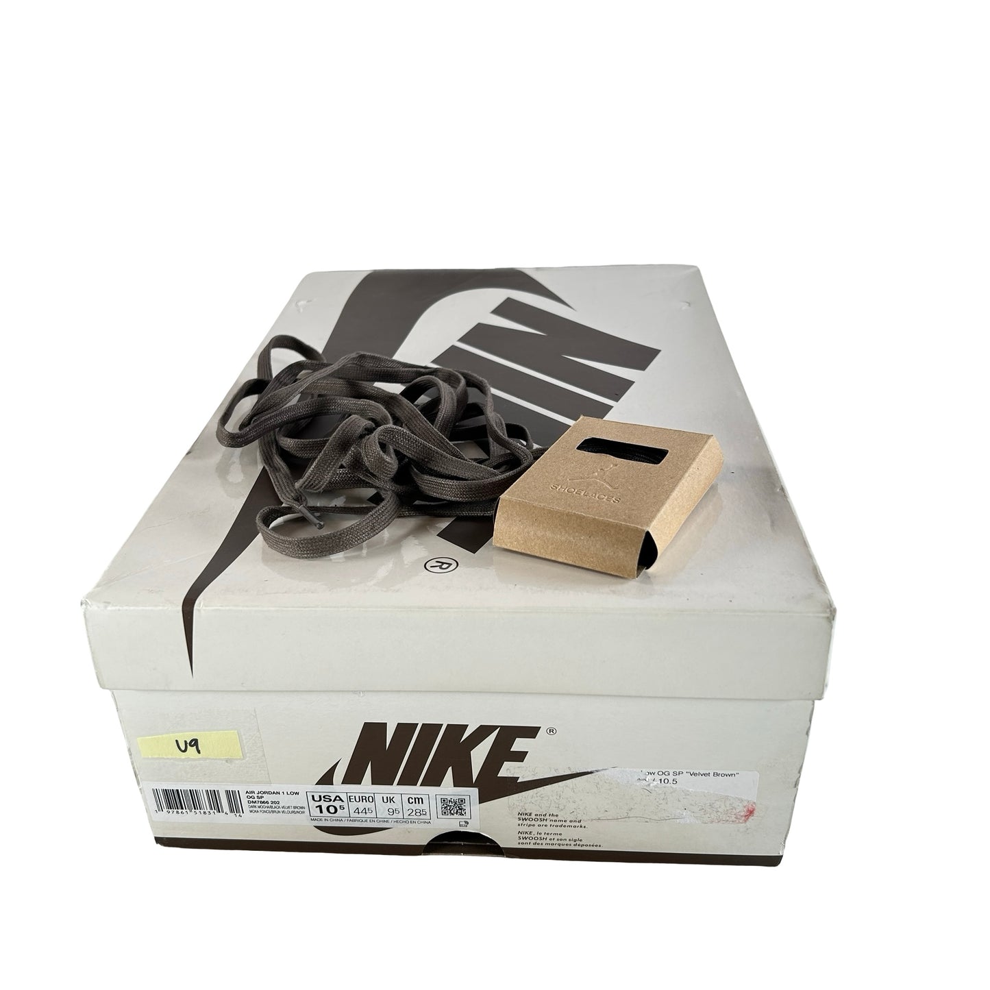 DM7866 202 Jordan 1 Retro Low OG SP Travis Scott Velvet Brown [USED] - 10.5 M (Used9)