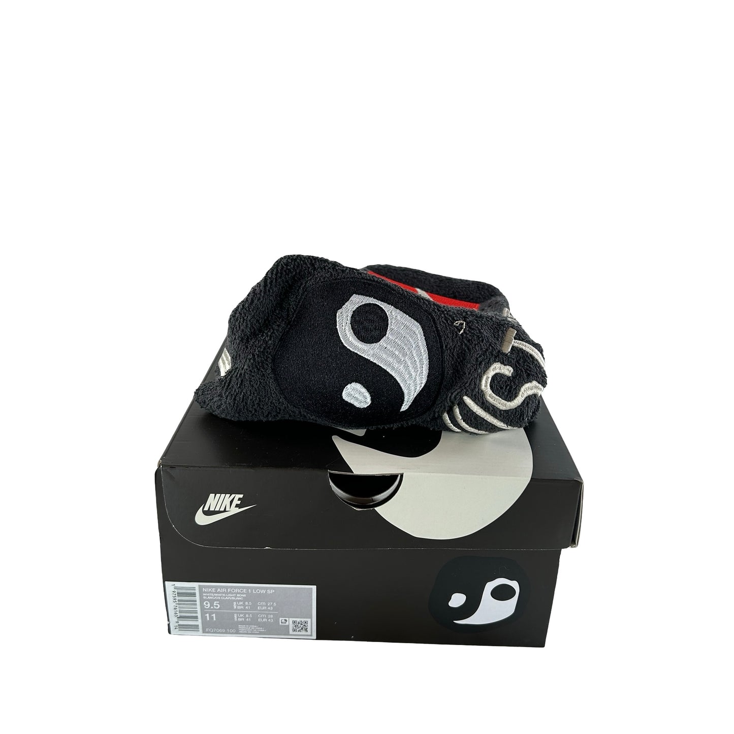 FQ7069 100 Nike Air Force 1 Low Cactus Plant Flea Market White (2024) [USED] - 9.5 M (Used)