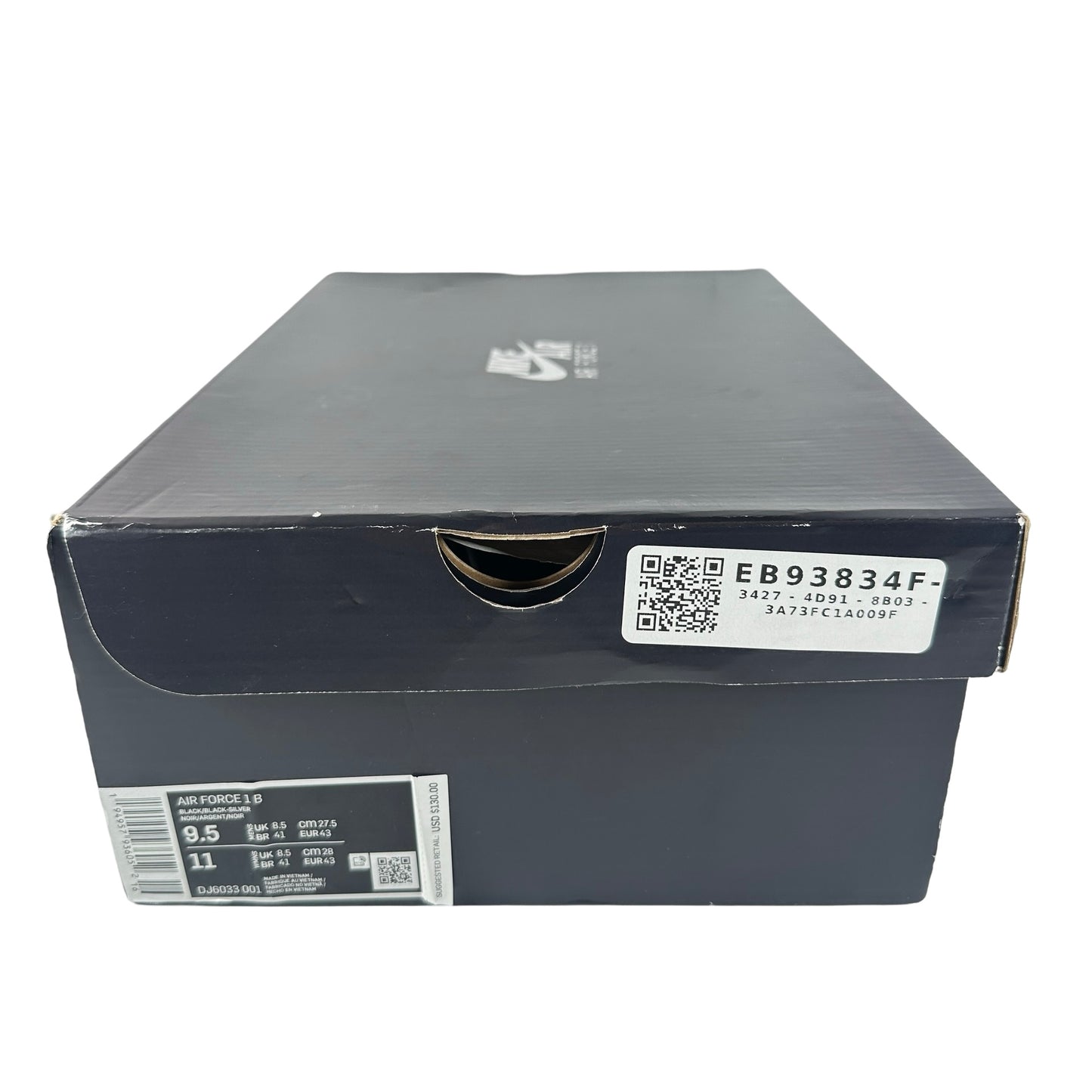 DJ6033 001 Nike Air Force 1 Low Silver Snake (2021) [USED] - 9.5 M (Used)