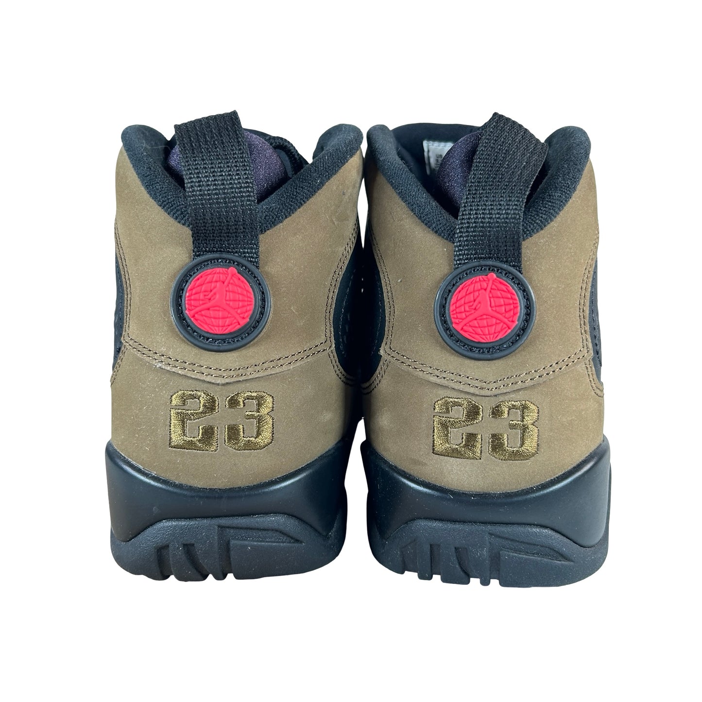 HV4794 030 Air Jordan 9 Retro Olive (2024) [USED] - 9.5 M (Used15)