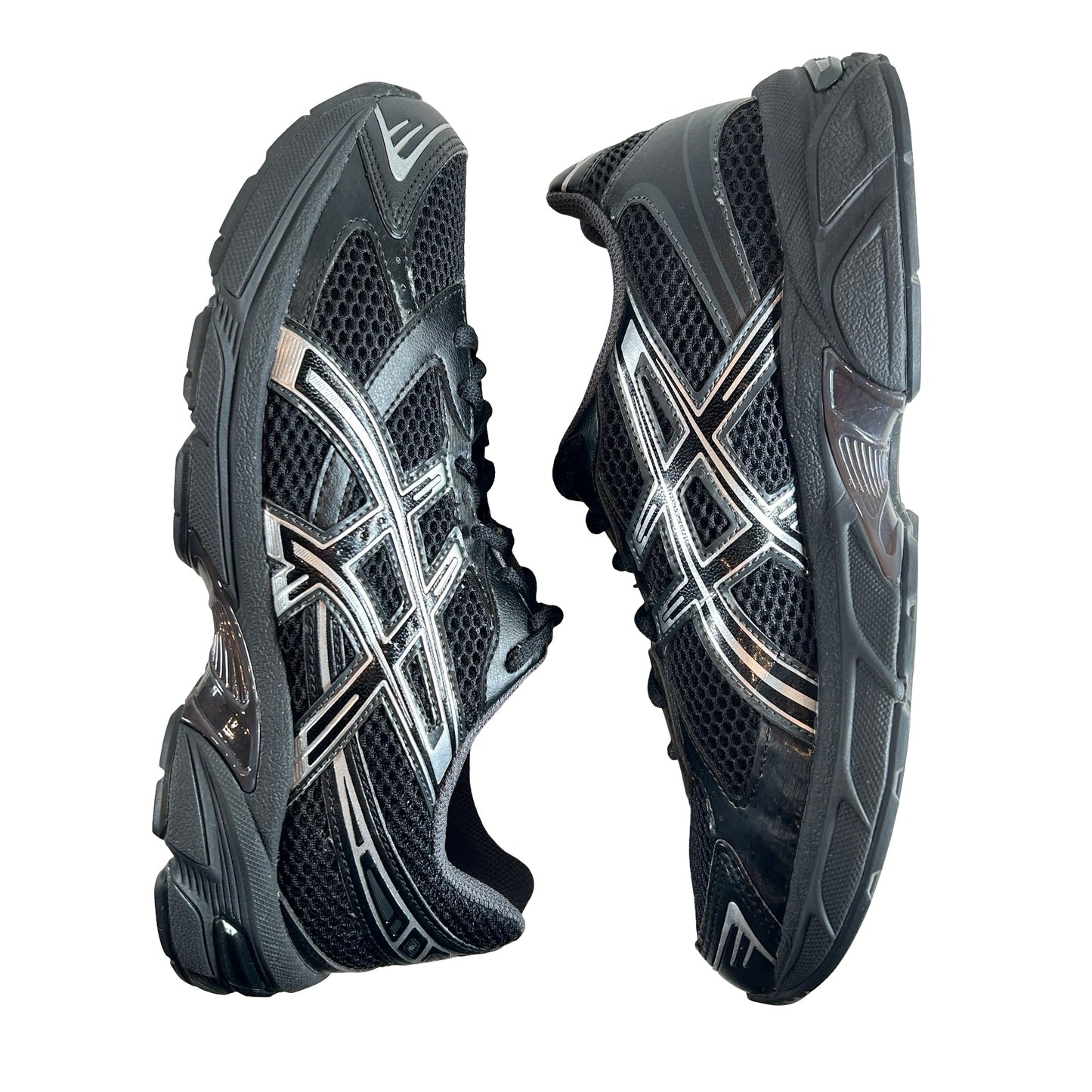 1201A906 001 ASICS Gel-1130 Black Pure Silver [USED] - 8.5 M (Used)