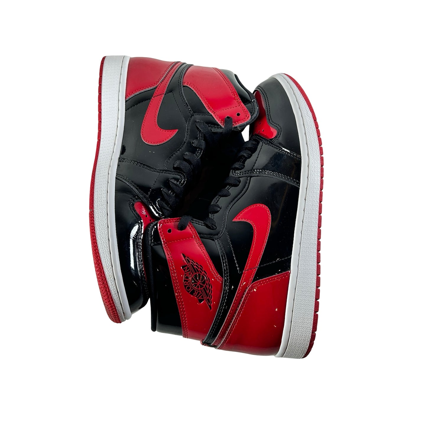 555088 063 Jordan 1 Retro High OG Patent Bred [USED] - 10 M (VNDS)