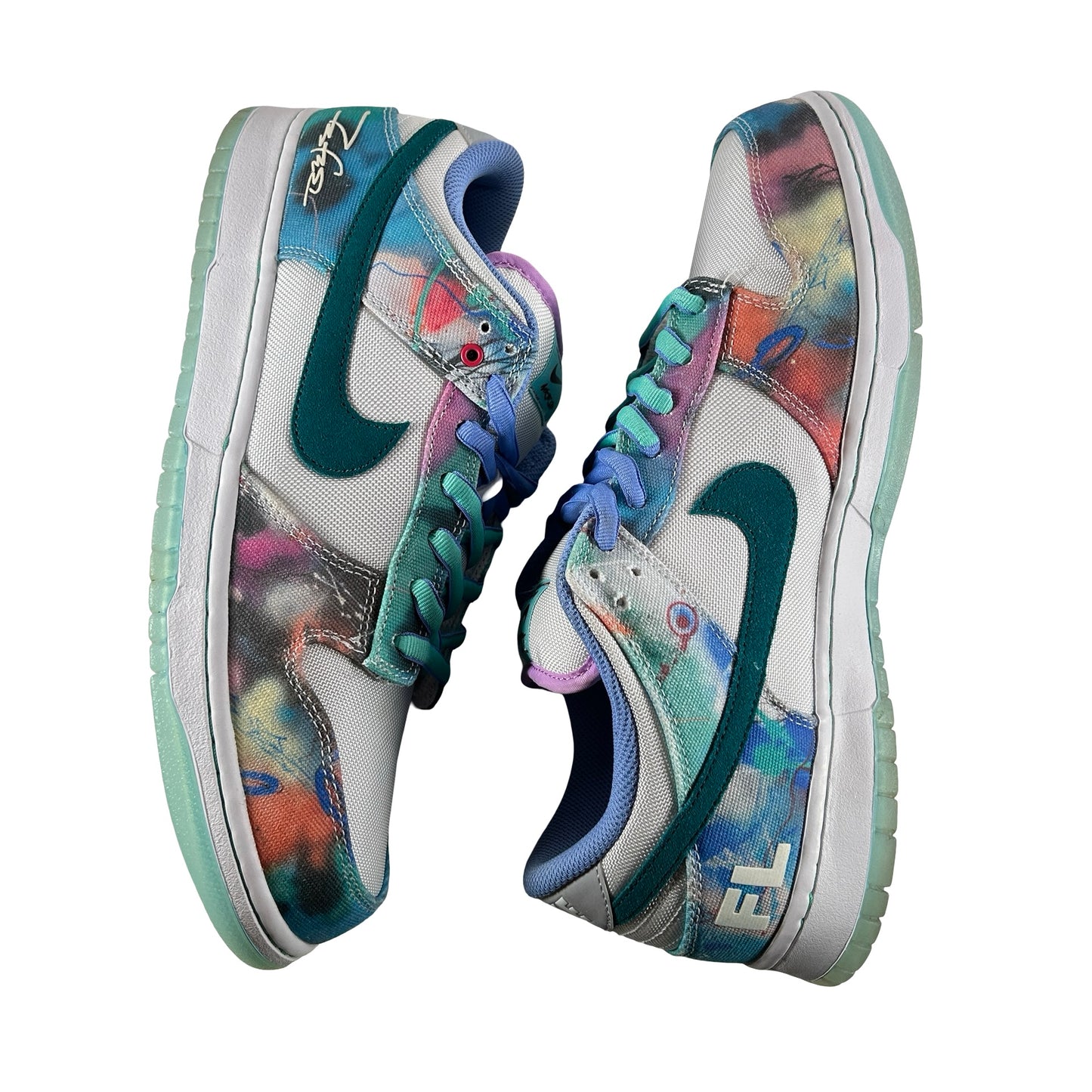 HF6061 400 Nike SB Dunk Low Futura Laboratories Bleached Aqua [USED] - 13 M (Used2)