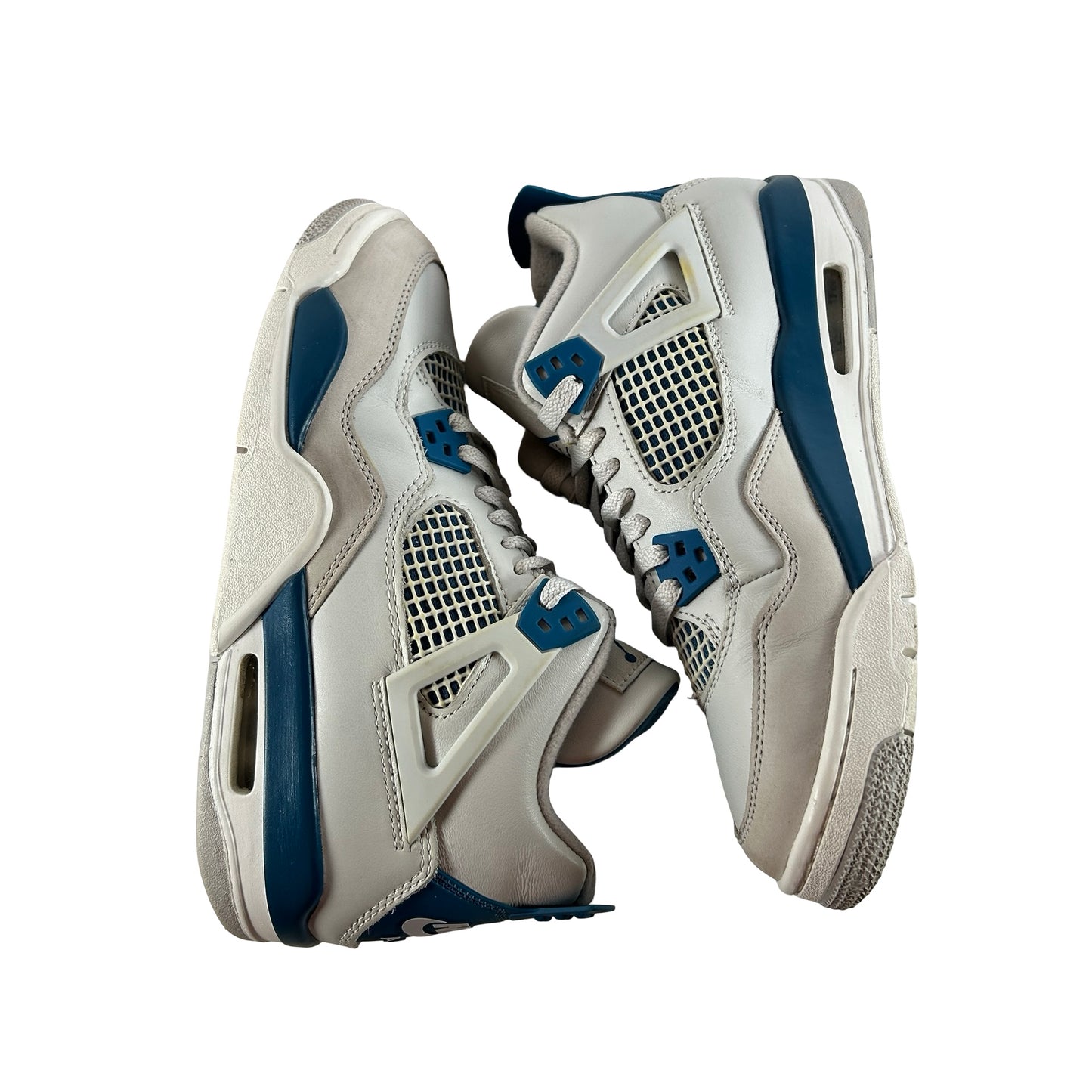 HF4281 141 Jordan 4 Retro Military Blue (2024) (GS) [USED] - 7 Y (Used2) (No Box2)