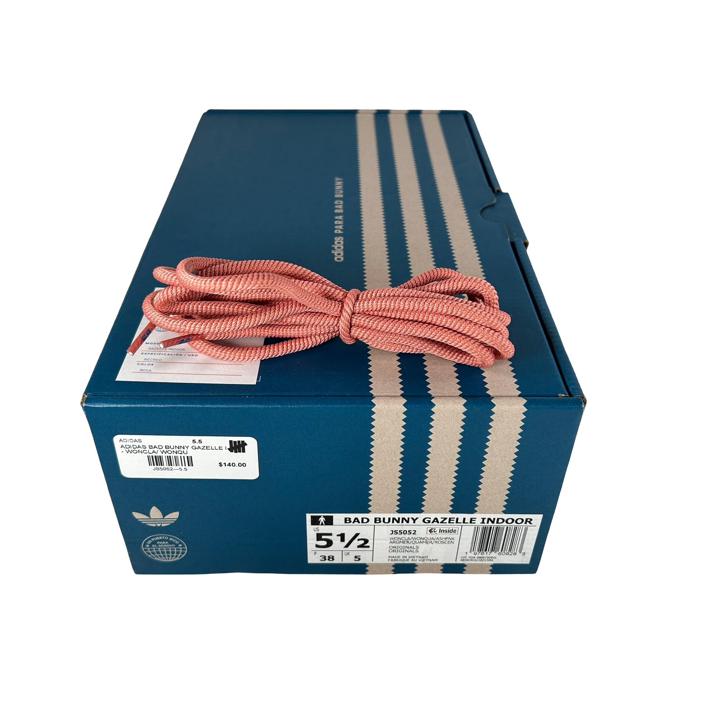 JS5052 adidas Gazelle Indoor Bad Bunny Cabo Rojo [USED] - 5.5 M (Used)