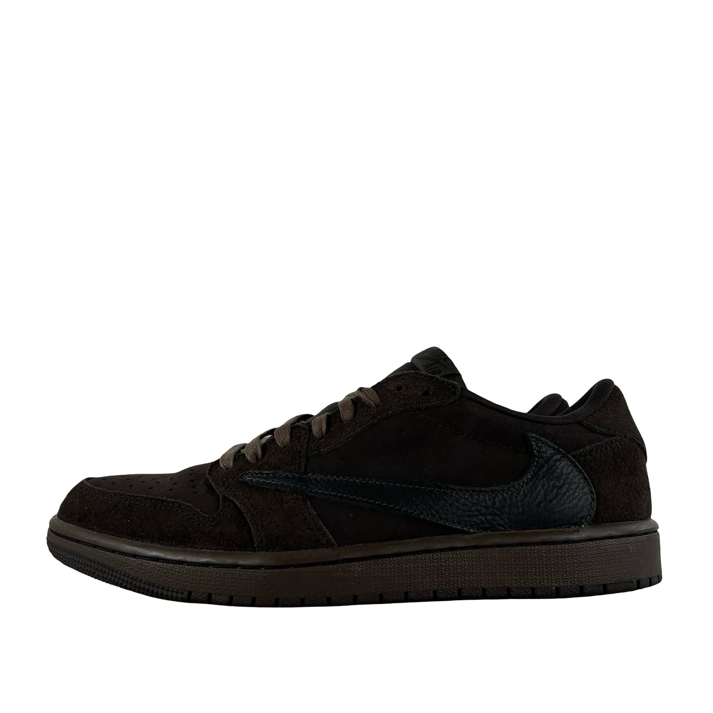DM7866 202 Jordan 1 Retro Low OG SP Travis Scott Velvet Brown [USED] - 9.5 M (Used12)