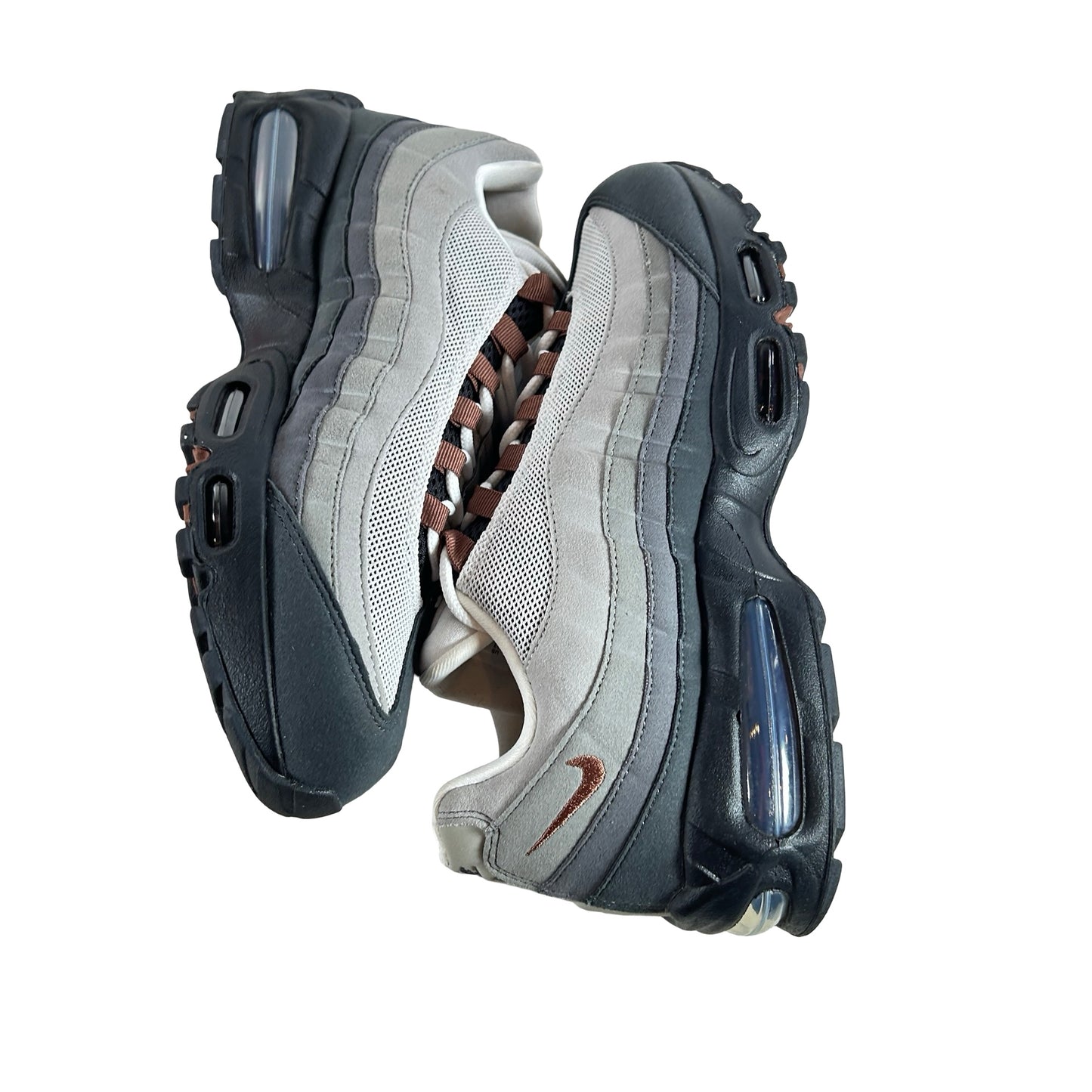 HJ5996 004 Nike Air Max 95 OG Big Bubble Fauna Brown (Women's) [USED] - 12 W (Used)