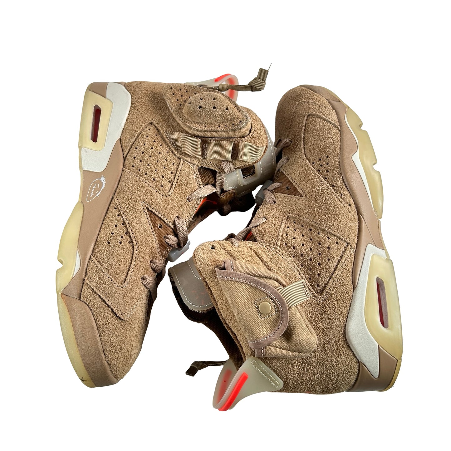 DH0690 200 Jordan 6 Retro Travis Scott British Khaki [USED] - 9 M (Used10)