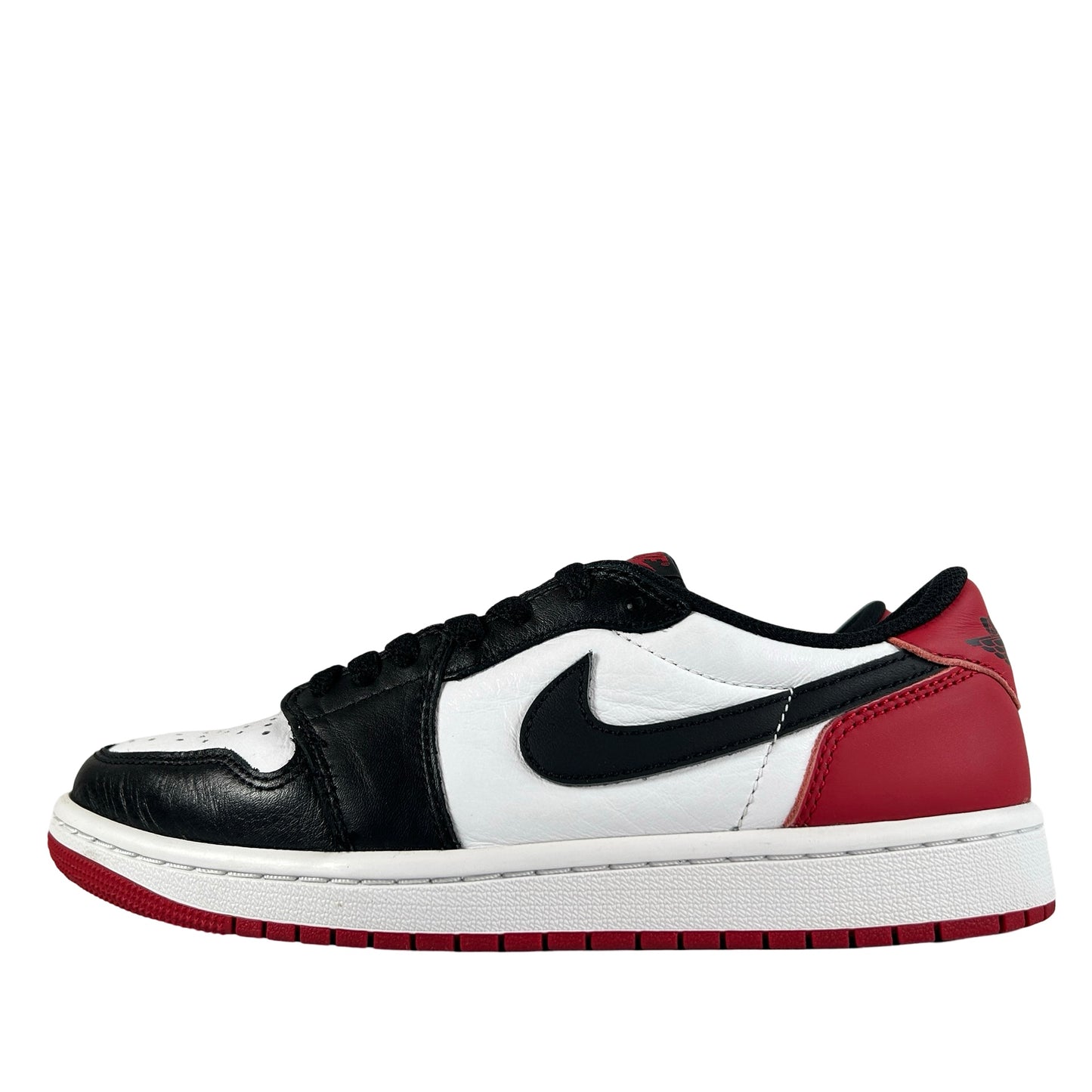 CZ0790 106  Jordan 1 Retro Low OG Black Toe (2023) [USED] - 7.5 M (Used)