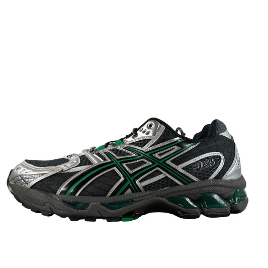 1203A543 022 ASICS Gel-Nimbus 10.1 Obsidian Grey Green Basil [USED] - 8.5 M (Used)