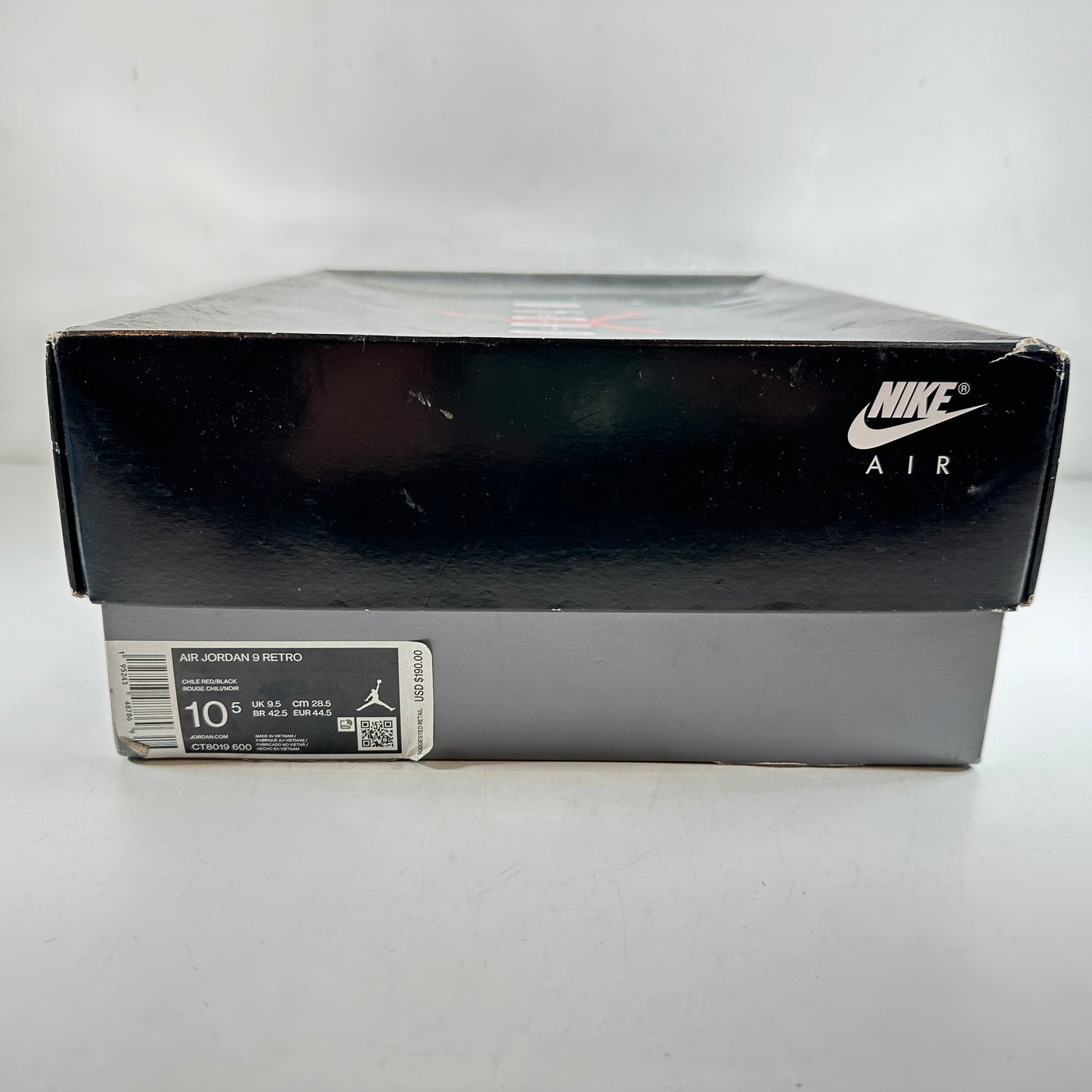 CT8019 600 Jordan 9 Chile Rojo