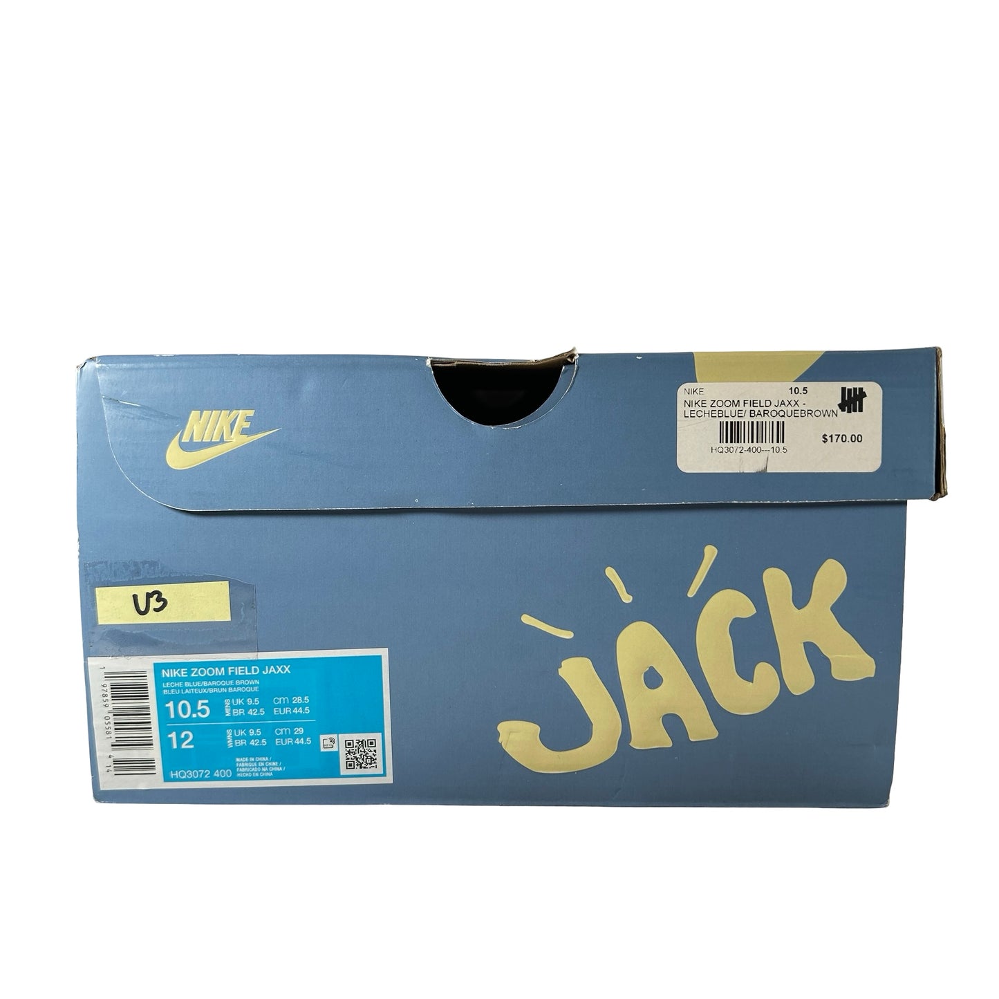 HQ3072 400 Nike Zoom Field Jaxx Travis Scott Leche Blue [USED] - 10.5 M (Used3)