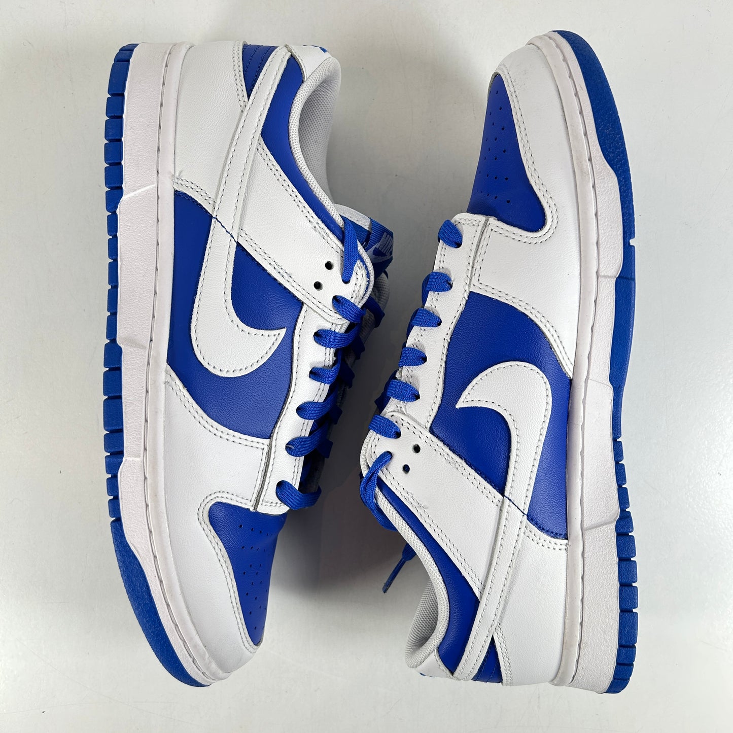 DD1391 401 Nike Dunk Low Racer Blue White [USED] - 9 M (Used) (No Box)