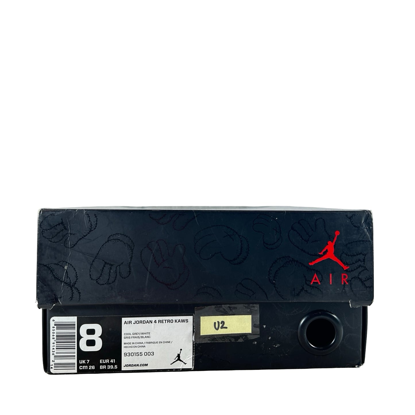 930155 003 Jordan 4 Kaws Grey [USED] - 8 M (Used2)