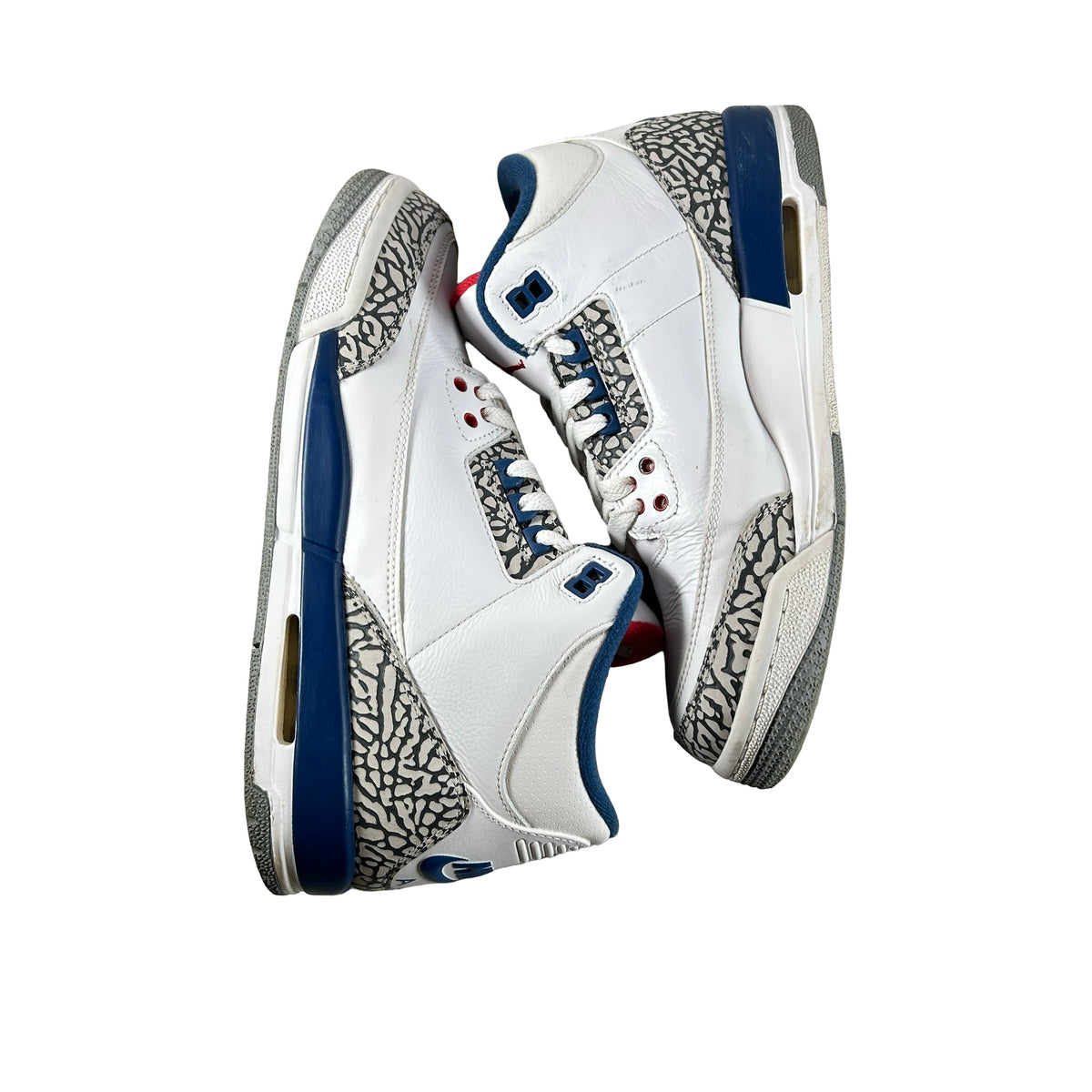 854261 106 Jordan 3 Retro True Blue (2016) (GS) [USED] - 7 Y (Used)